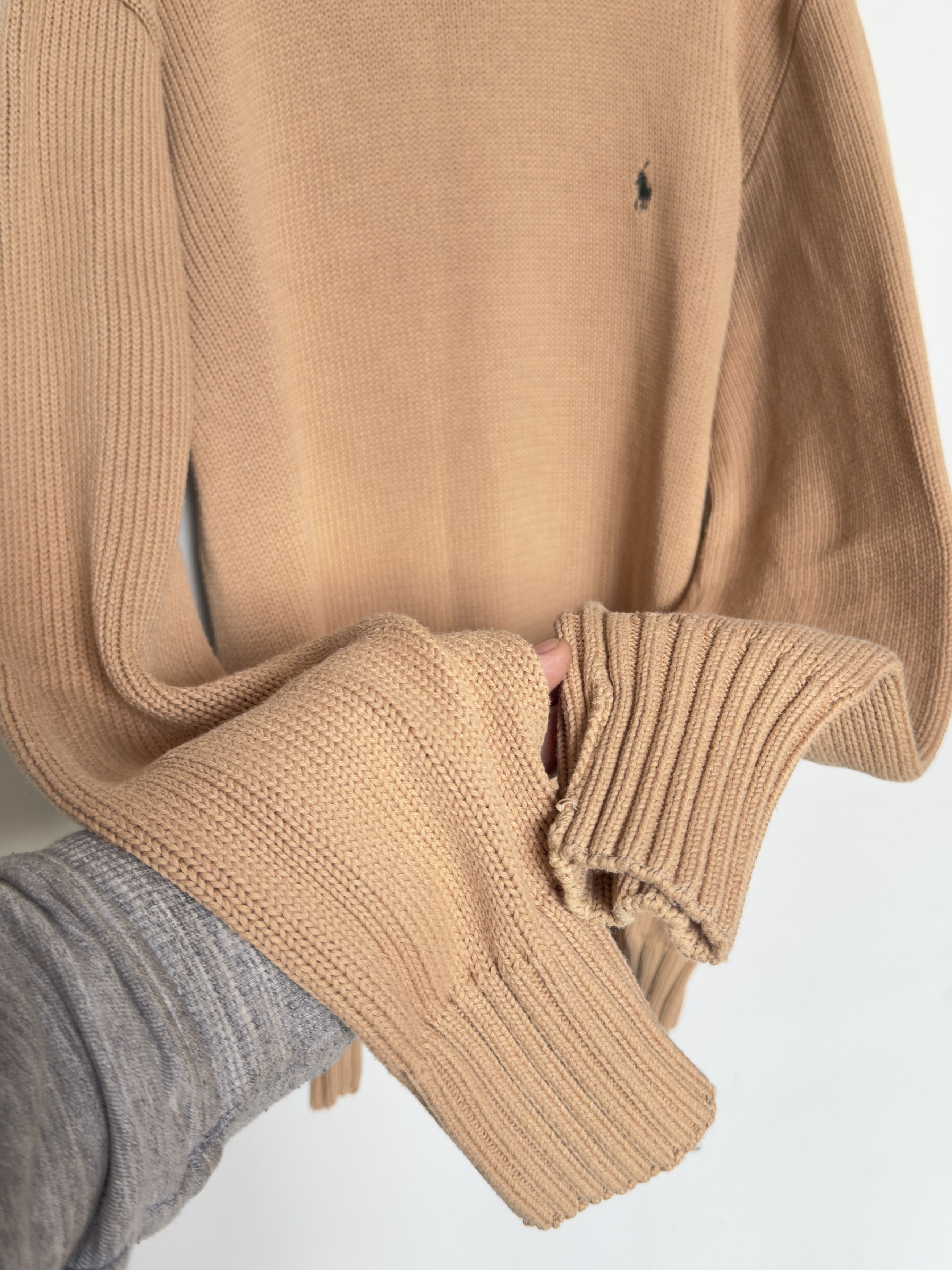 Polo Ralph Lauren 🔥 camel sweater jumper polo ralph lauren heavy Size US M / EU 48-50 / 2 - 3 Thumbnail