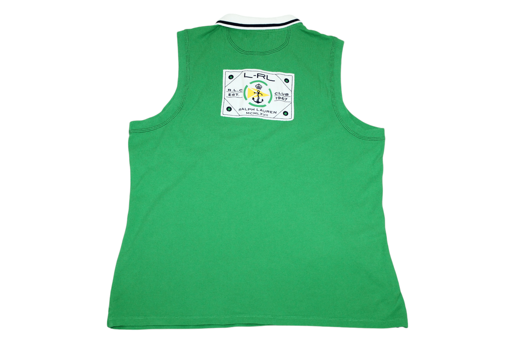 Lauren Ralph Lauren Lauren R.L. Active Nautical Rafting sleeveless polo shirt Size XL / US 12-14 / IT 48-50 - 1 Thumbnail