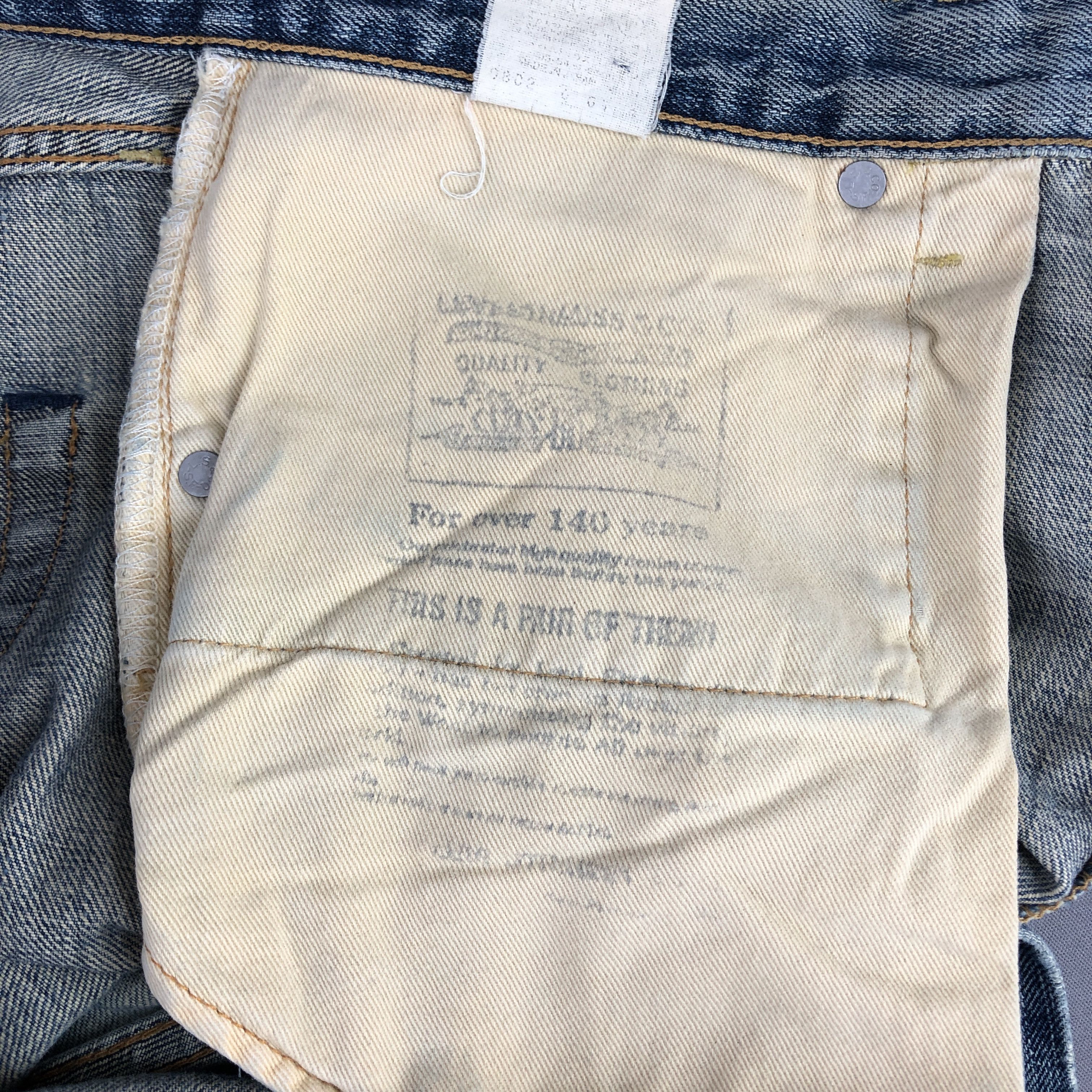 Levi's Vintage Levis Selvedge Jeans Levi's Redline Mud Wash Denim Size US 32 / EU 48 - 10 Thumbnail