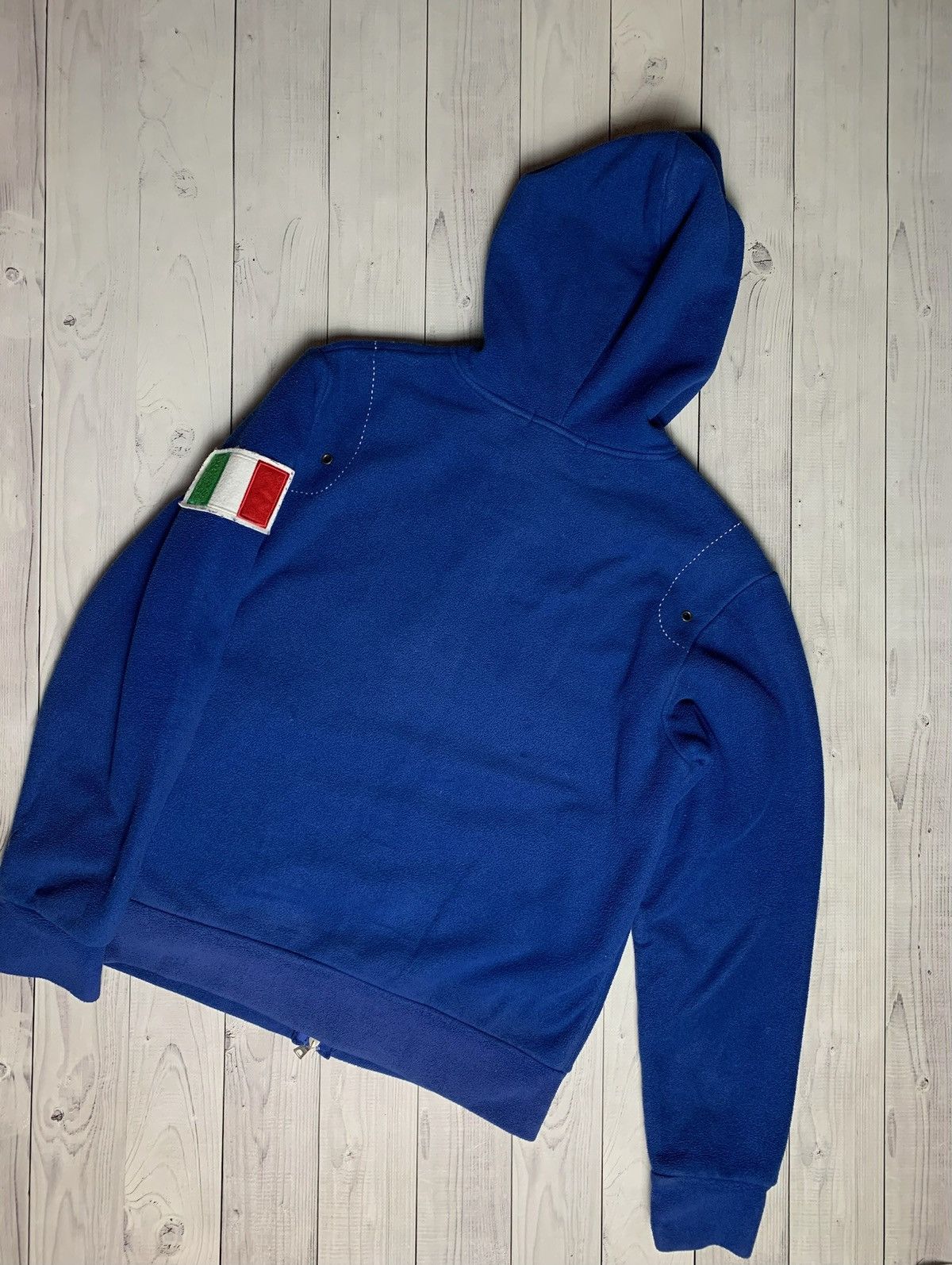 Vintage Vintage Italia zip hoodie big logo size S blue Size US S / EU 44-46 / 1 - 5 Thumbnail