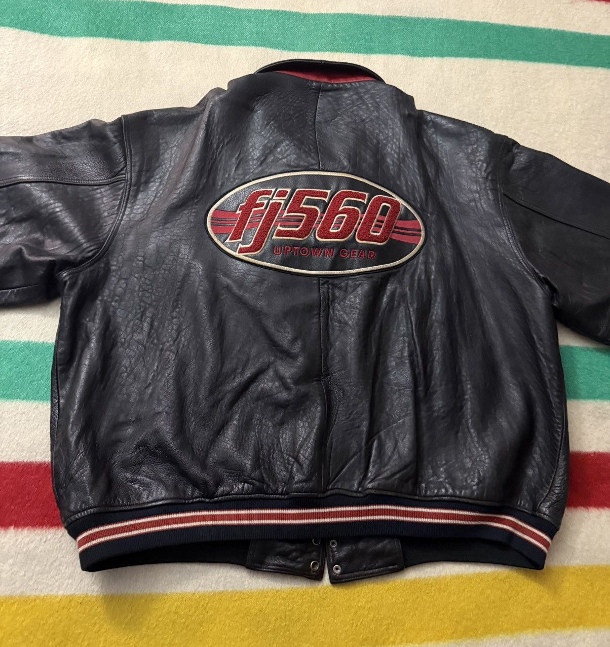 Rap Tees Vintage 90s Fat Joe FJ560 560 Leather Jacket Terror Squad Size US XXL / EU 58 / 5 - 21 Thumbnail