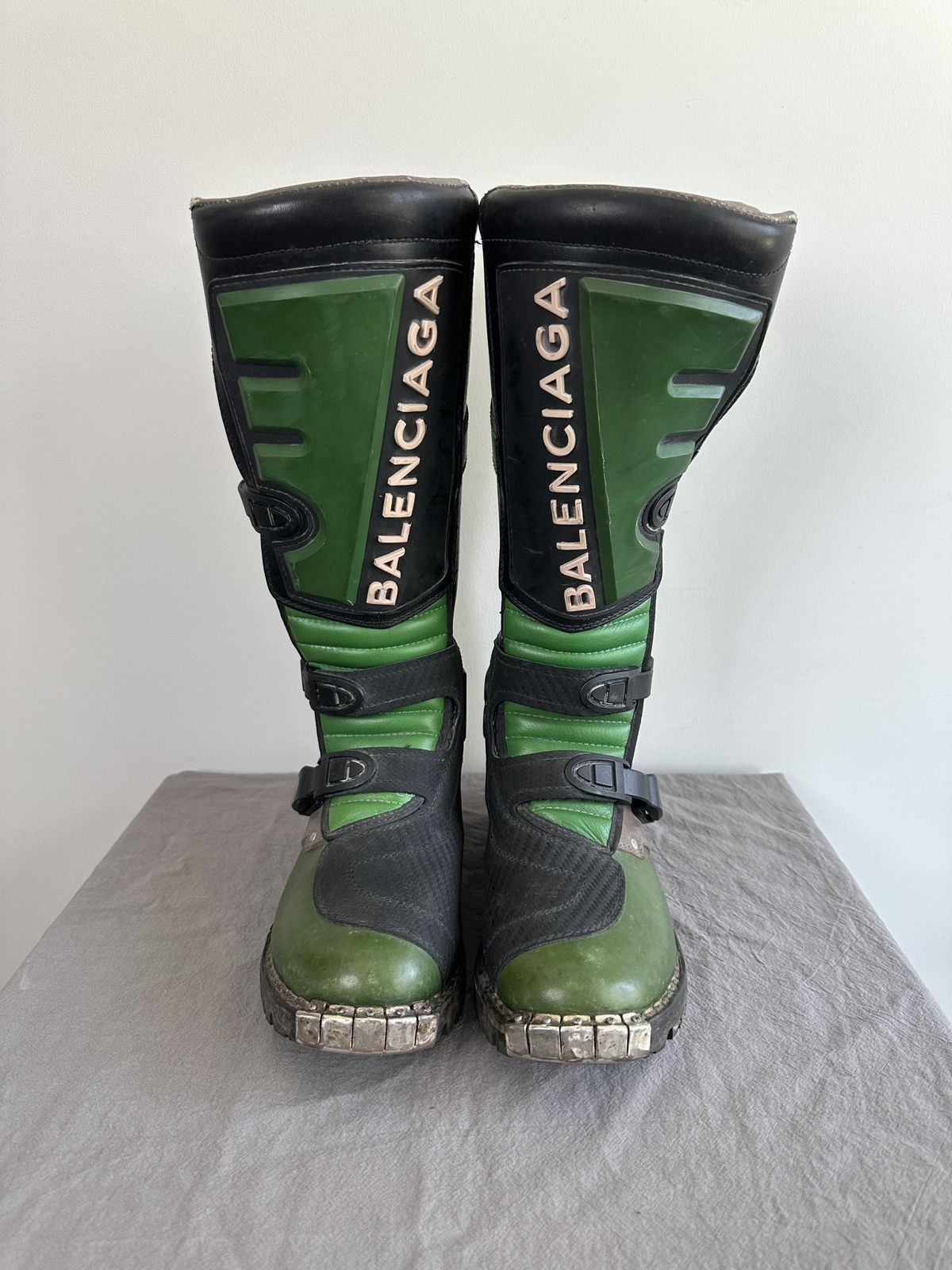 Balenciaga motorcycle boots sale