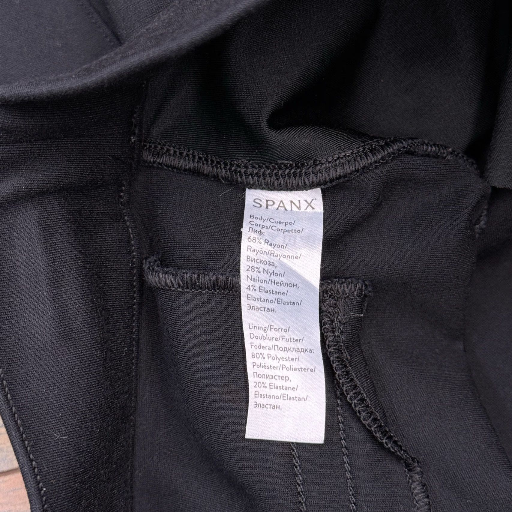 Spanx SPANX The Perfect Pant Ankle Medium Back Seam Skinny Ponte 20251R Black Women Pants Slim Inseam 24 in Size 32" / US 10 / IT 46 - 5 Thumbnail
