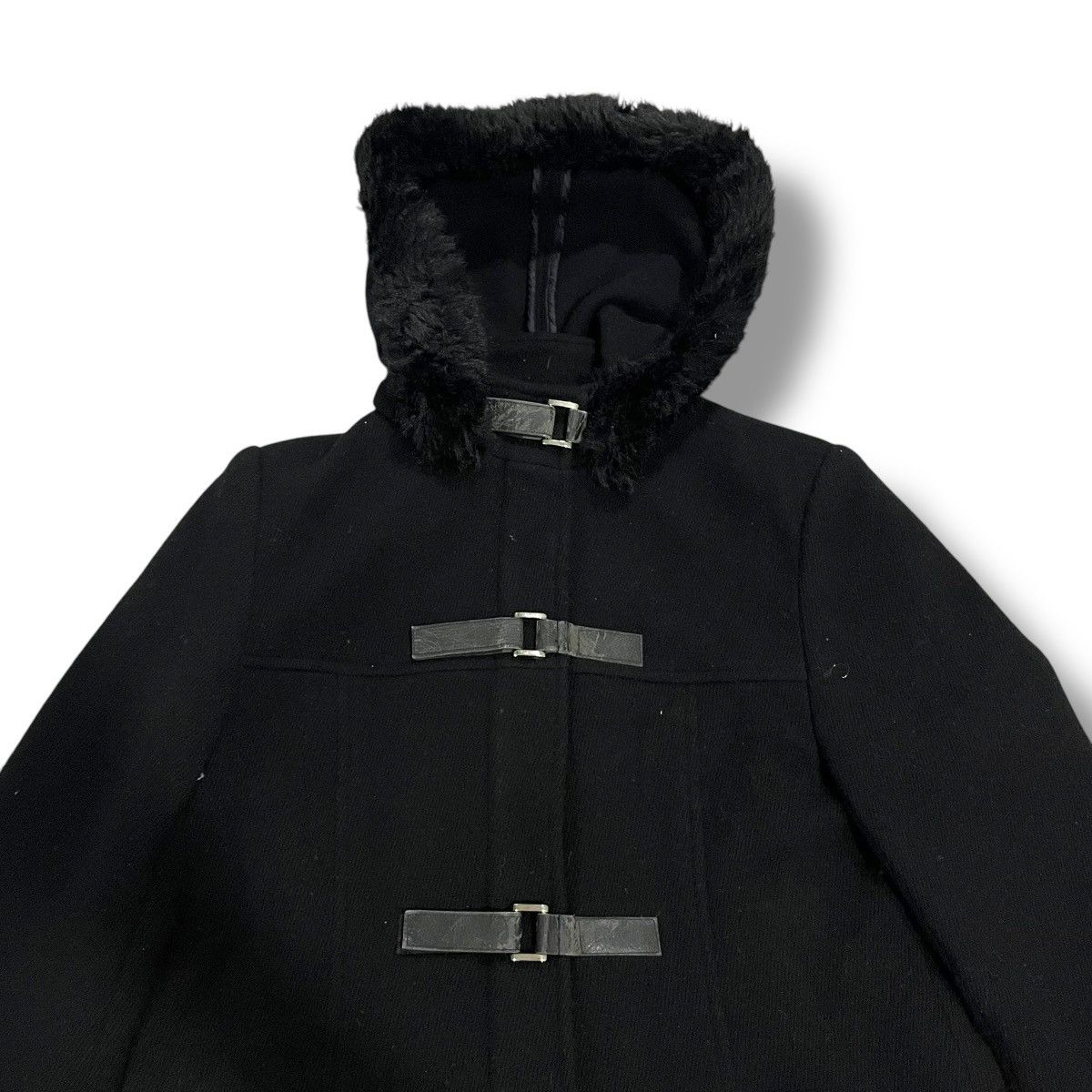 If Six Was Nine × Japanese Brand × Le Grande Bleu (L.G.B.) 🇯🇵 JAPANESE BRAND LGB GOA STYLE FUR RACCOON LONG COAT Size S / US 4 / IT 40 - 2 Thumbnail
