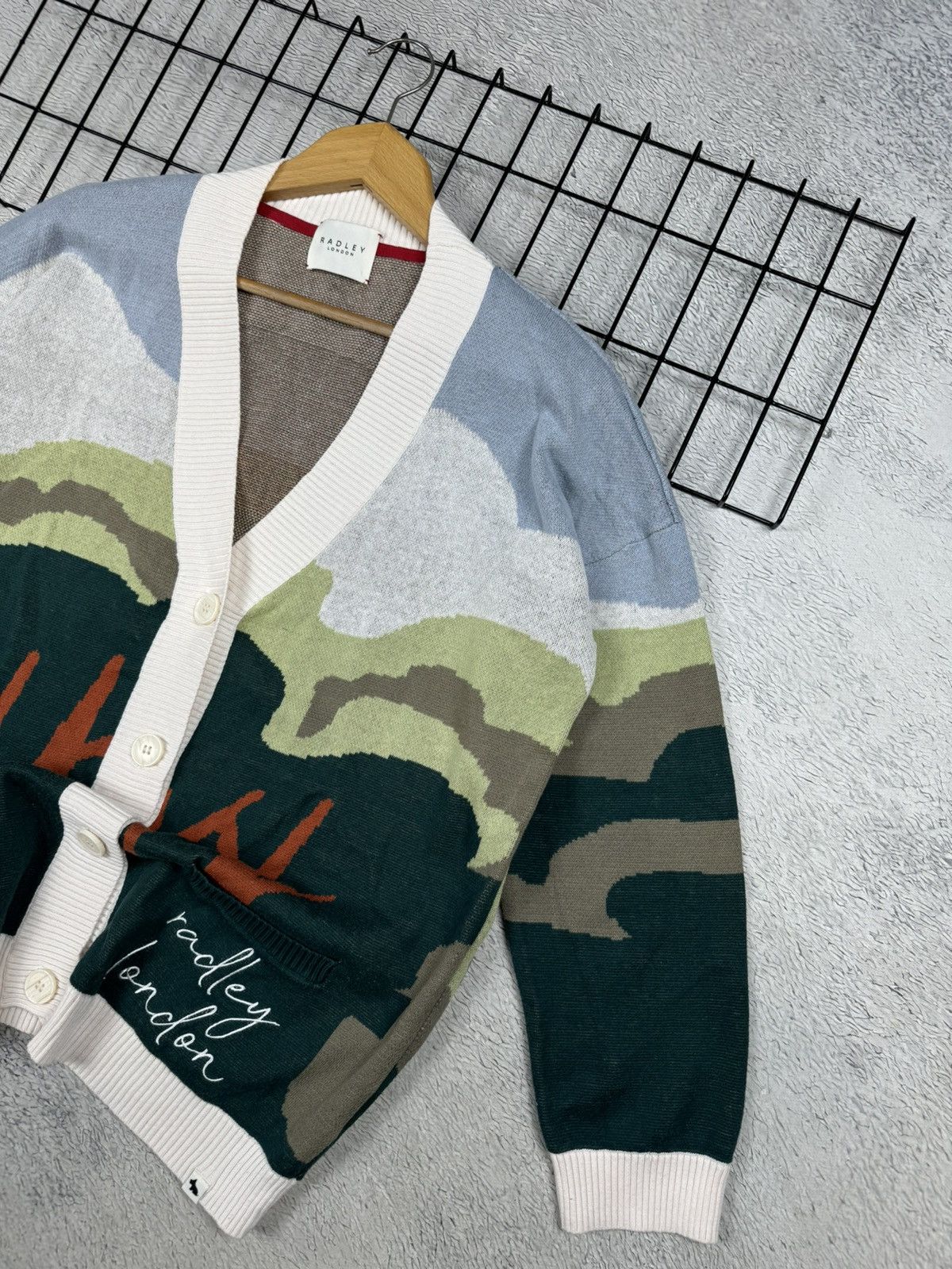Other Radley London Pale Blue Radley & Friends Scenic Intarsia L Size L / US 10 / IT 46 - 3 Thumbnail
