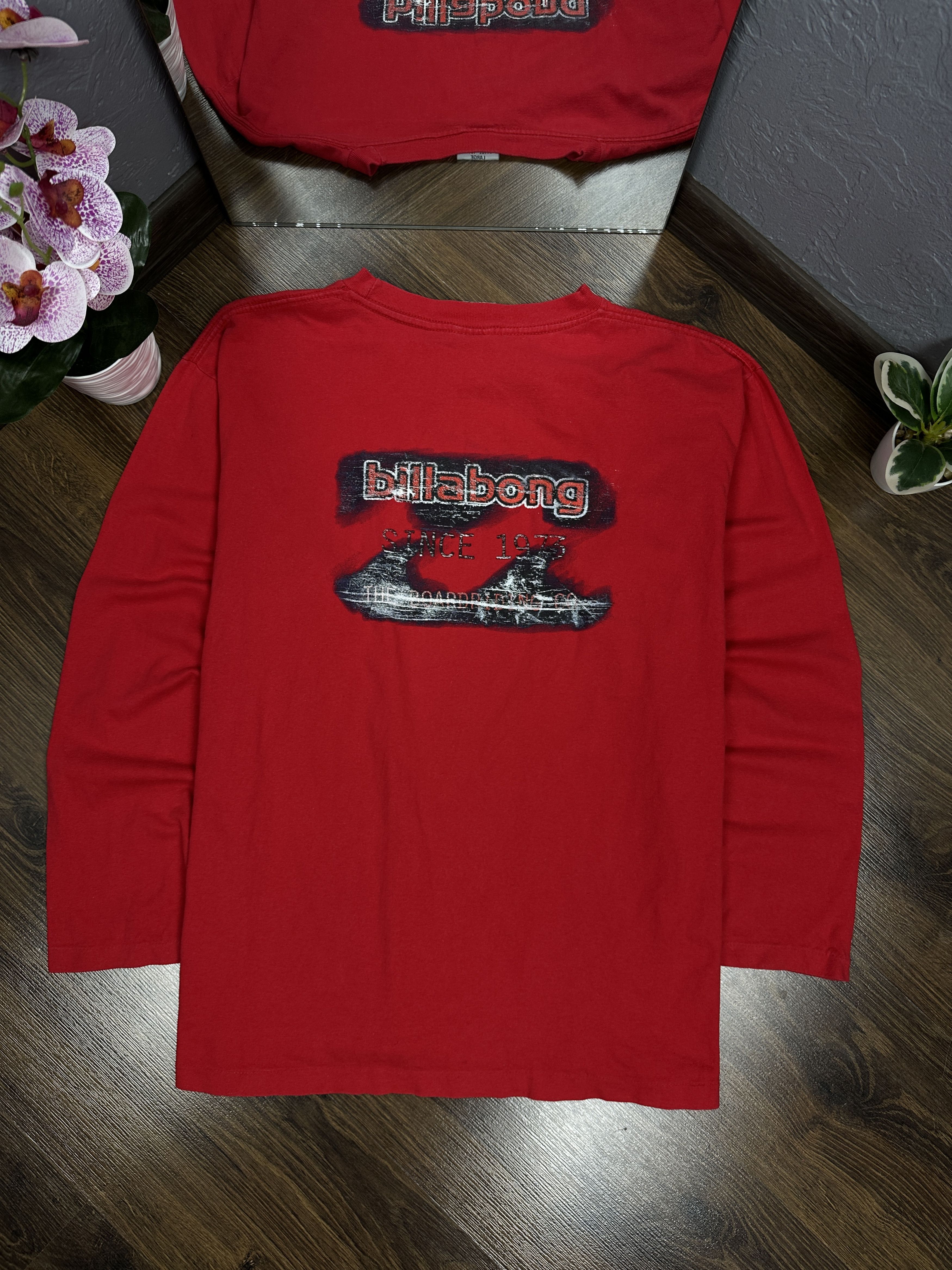 Billabong × Vintage Billabong Surf Style Vintage Mens Long Sleeve T-Shirt Size US L / EU 52-54 / 3 - 1 Thumbnail