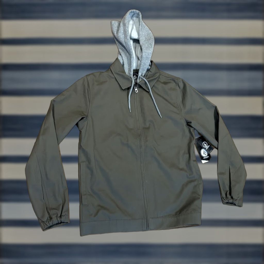 Volcom NWT Volcom Warren Jacket Mushroom Hooded Jacket Men’s Size Small Size US S / EU 44-46 / 1 - 1 Thumbnail