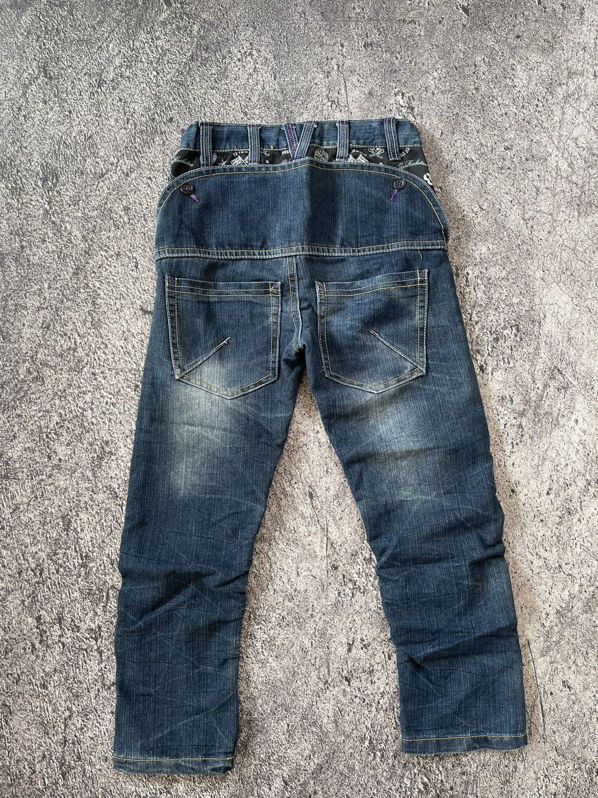 Japanese Brand Y2k Ba-tsustudio ifsixwasnine style skull Size US 26 / EU 42 - 9 Thumbnail