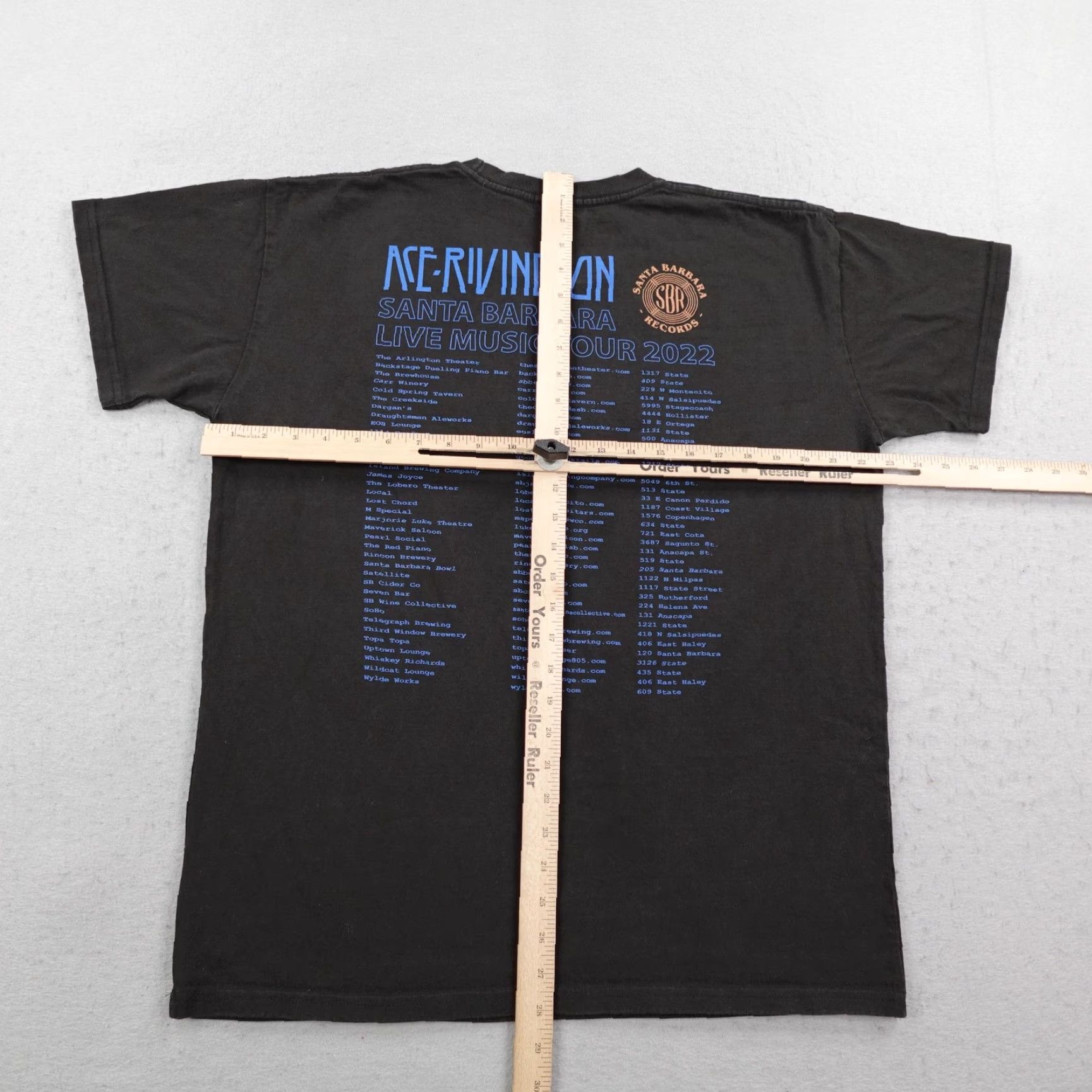 Vintage Ace Rivington Shirt Black Medium Graphic Concert SB Tour 2022 Mens Size US M / EU 48-50 / 2 - 6 Thumbnail