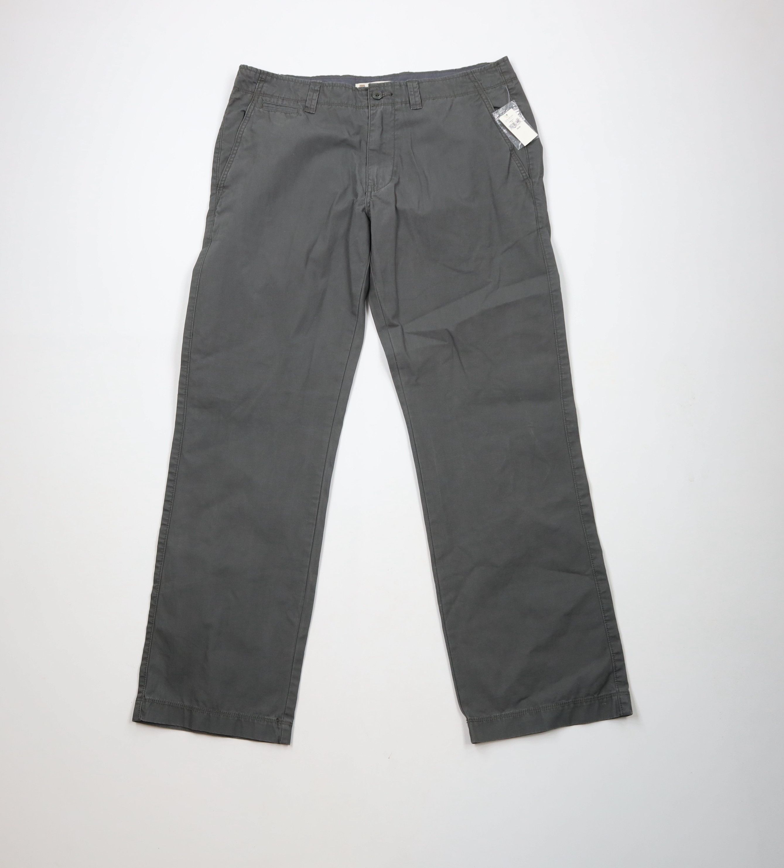 Gap × Vintage Deadstock Vintage Y2K Gap Surplus Chino Pants Trousers Gray Size US 33 - 1 Thumbnail