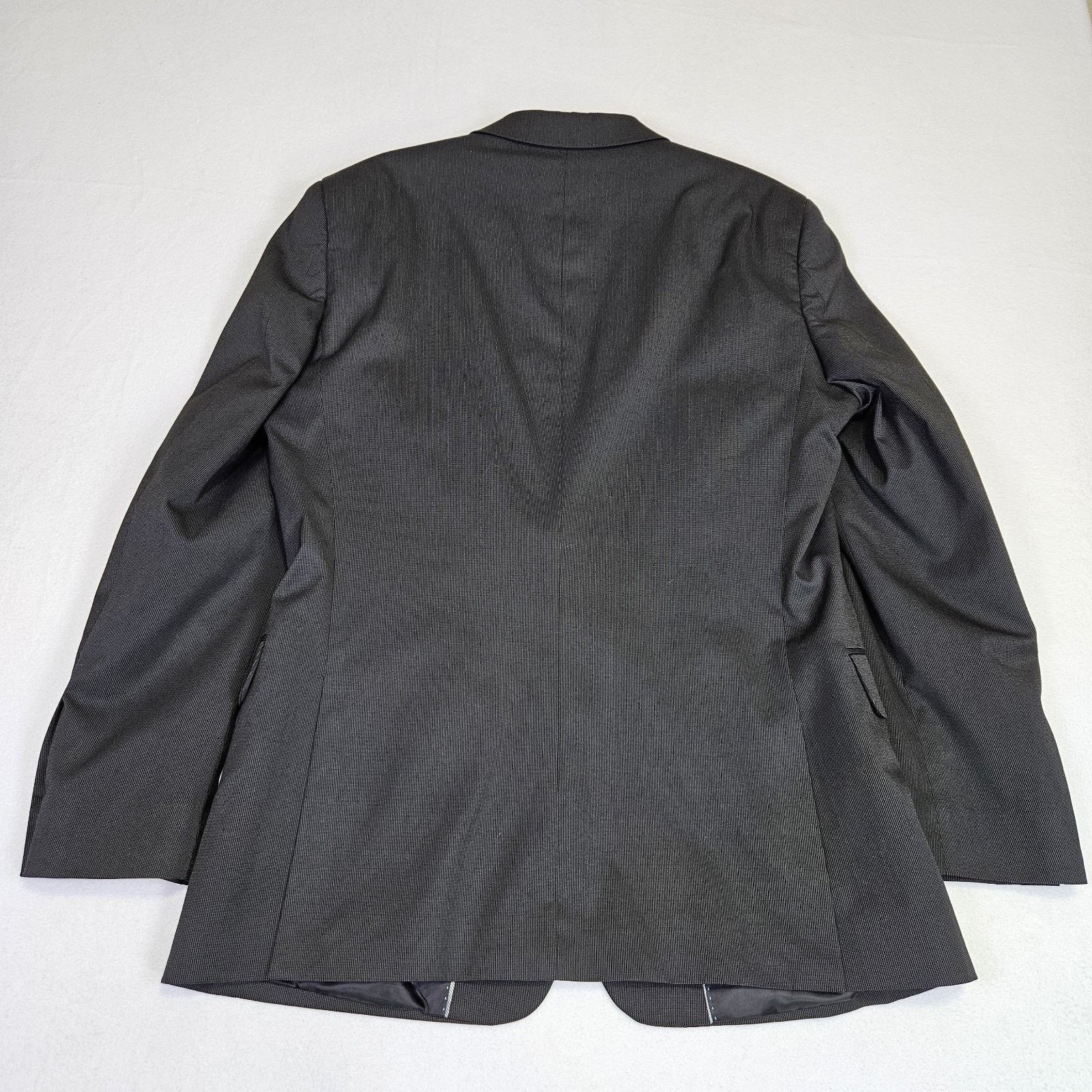 Marc Ecko Marc Ecko Blazer Jacket Micro Check Black Wedding Interview Size 40R - 2 Thumbnail