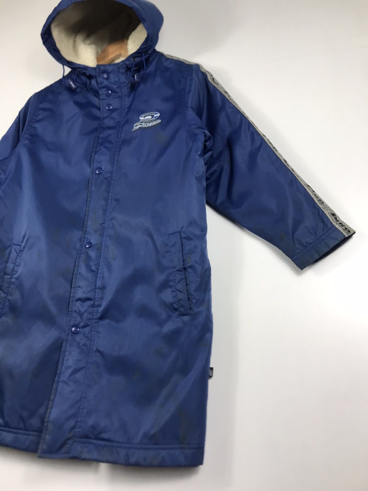 Vintage ⚡️Vintage Piko Hawaiian Longboad Wear Hooded Long Jacket Size US XXS / EU 40 - 3 Thumbnail