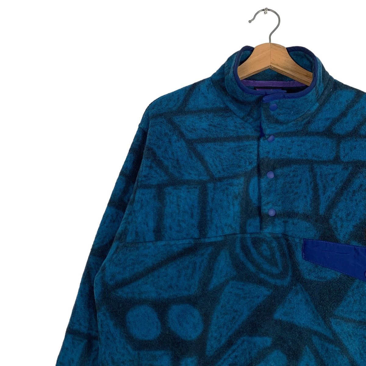 Patagonia PATAGONIA Turtle Neck Half Snap Button Fleece #0586-C27 Size US M / EU 48-50 / 2 - 6 Thumbnail