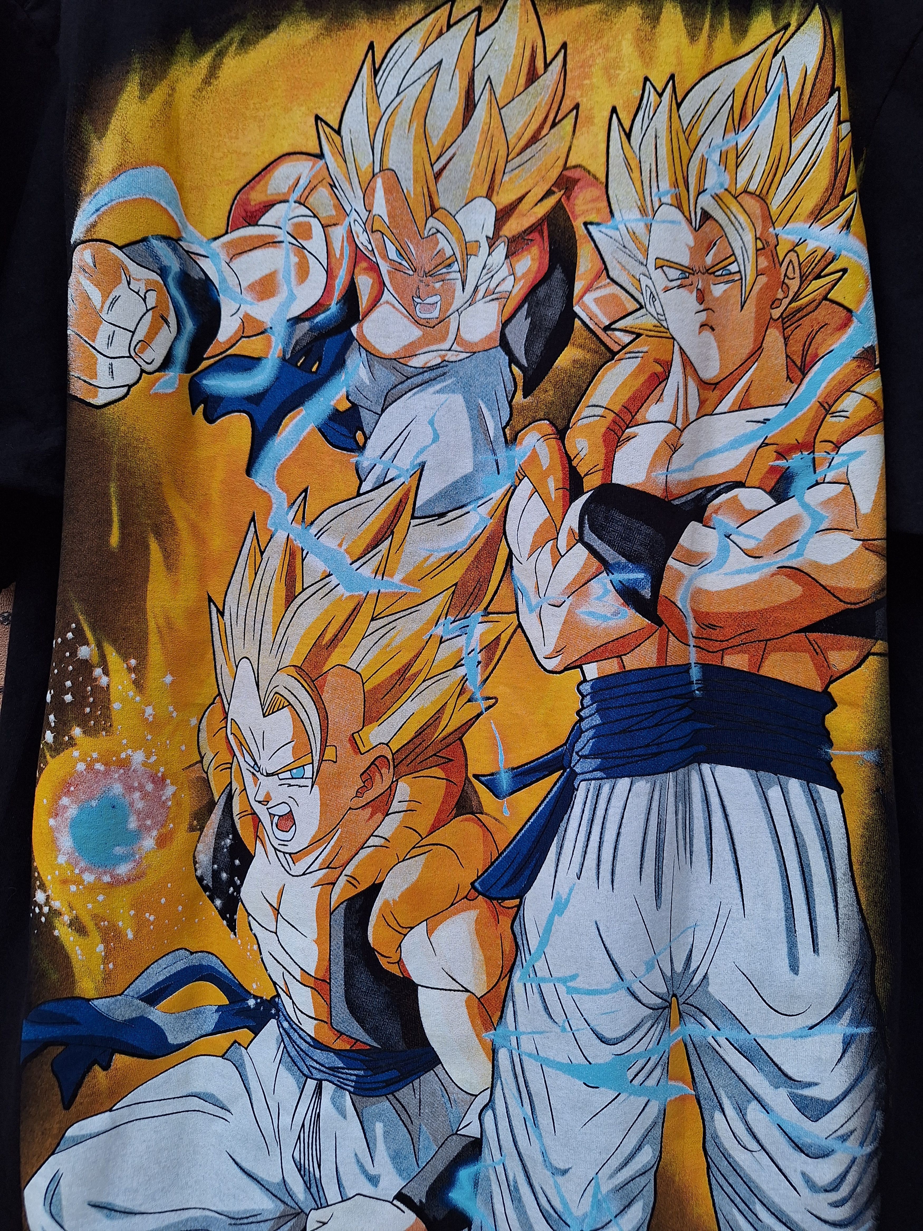 🔥RARE🔥 Dragon ball Z GT goku vegeta super saiyan tee boot