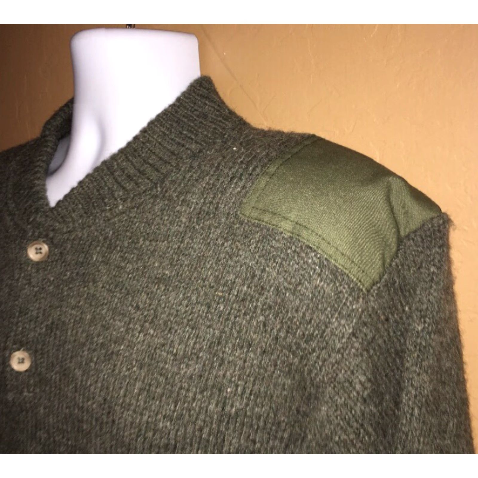 Vintage L.L. Bean Gray Wool Blend 1/2 Button Up Sweater Size L-Long USA Men Shirt? Size US L / EU 52-54 / 3 - 2 Thumbnail