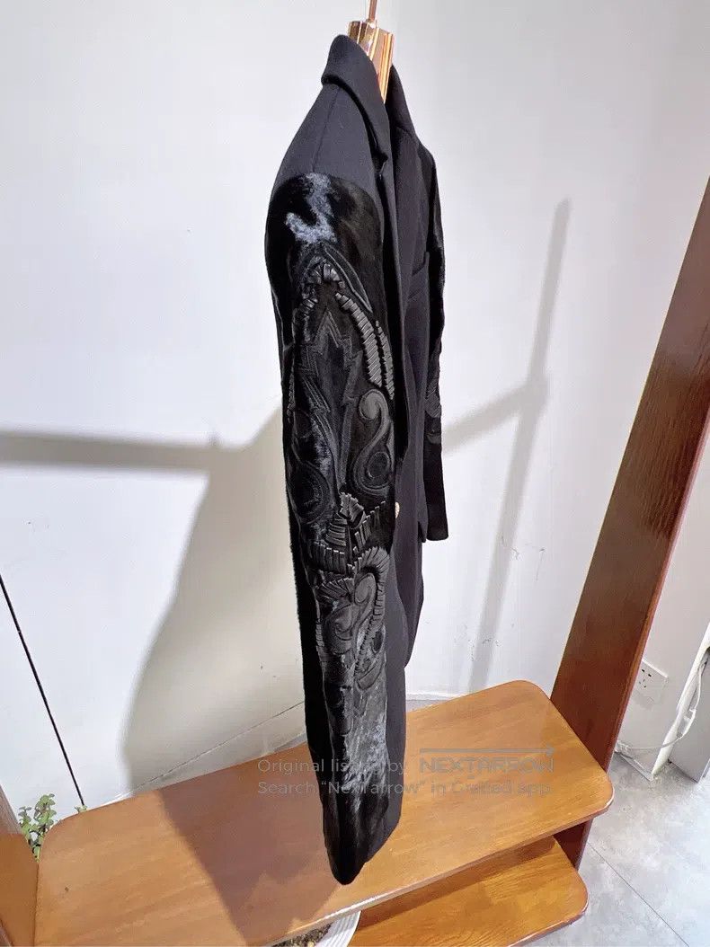 Versace Versace Black wool coat Size S / US 4 / IT 40 - 5 Thumbnail