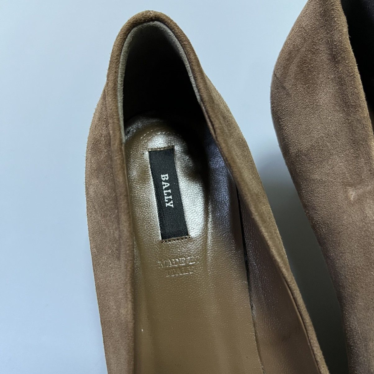 Bally Bally Suede Heels Brown Vintage Size US 8.5 / IT 38.5 - 5 Thumbnail