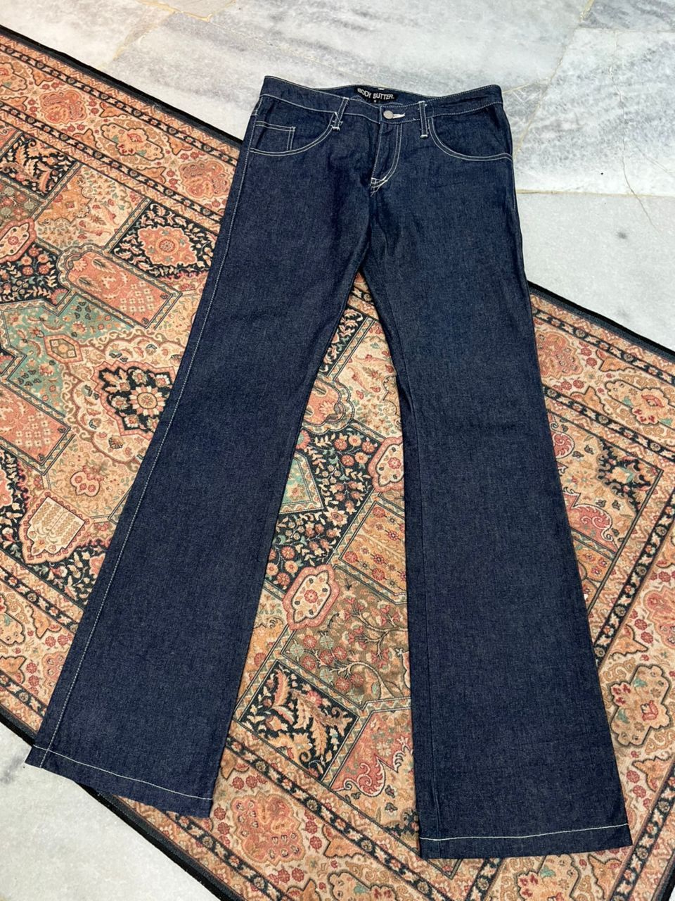 Japanese Brand Body Butter Denim Jeans Flare Design Size US 31 - 4 Thumbnail