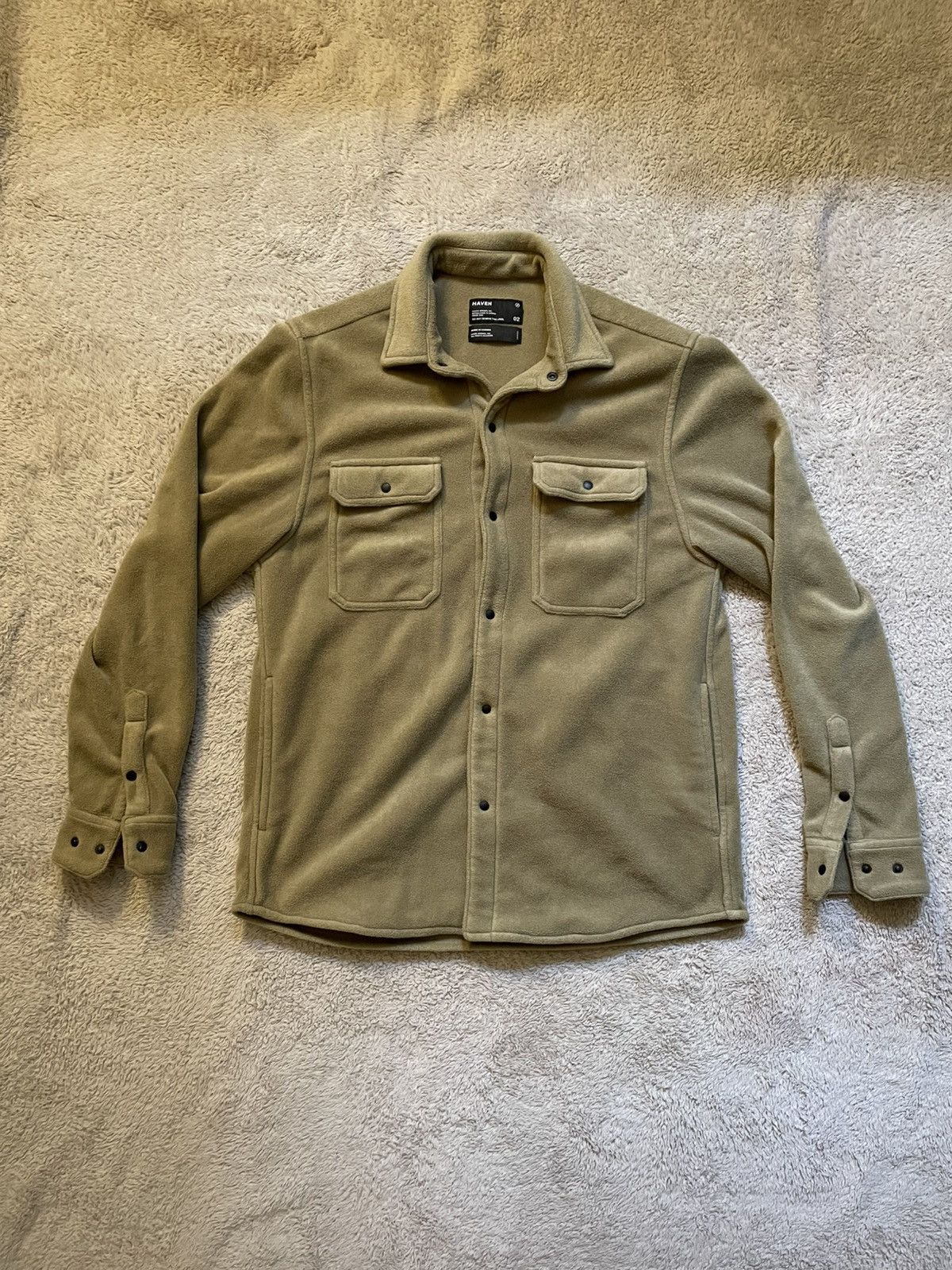 Haven Haven Canada SS21 - Green Polartec Overshirt Size US M / EU 48-50 / 2 - 1 Thumbnail