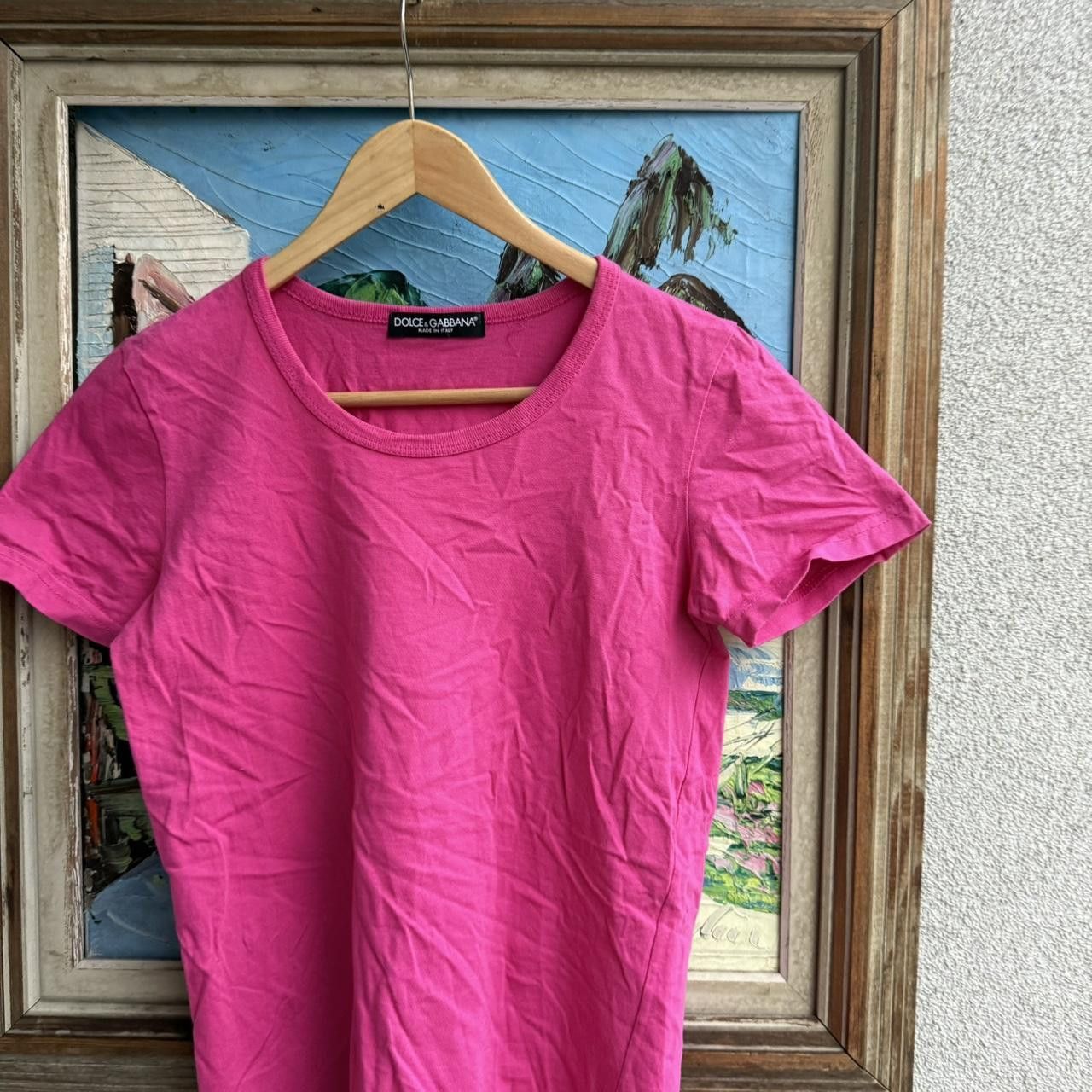Dolce & Gabbana Dolce Gabbana Womans Blank T shirt Pink Size M / US 6-8 / IT 42-44 - 3 Thumbnail