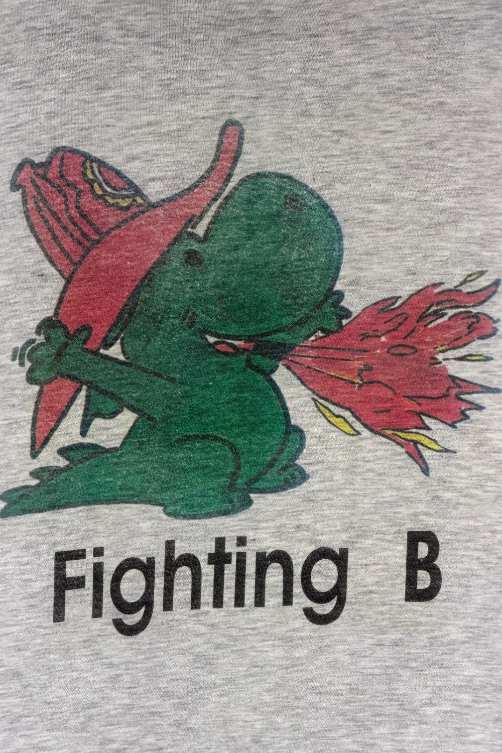 Vintage Vintage 90s graphic T-shirt featuring a playful “Fighting B” Size US XXL / EU 58 / 5 - 5 Thumbnail