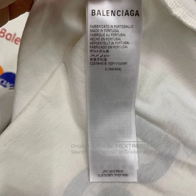 Balenciaga Balenciaga White Multi-Logo Racing Longsleeve. Size US XS / EU 42 / 0 - 5 Thumbnail