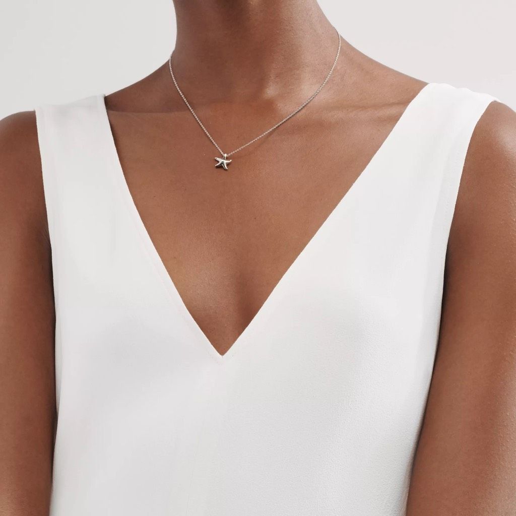 Tiffany & Co. TIFFANY & CO. Jewelry Elsa Peretti Starfish Pendant Necklace Size ONE SIZE - 6 Thumbnail