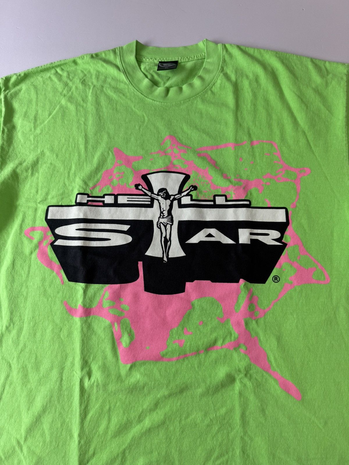 HELLSTAR Hellstar Jesus Emblem Short Sleeve T-Shirt Size US XL / EU 56 / 4 - 2 Thumbnail