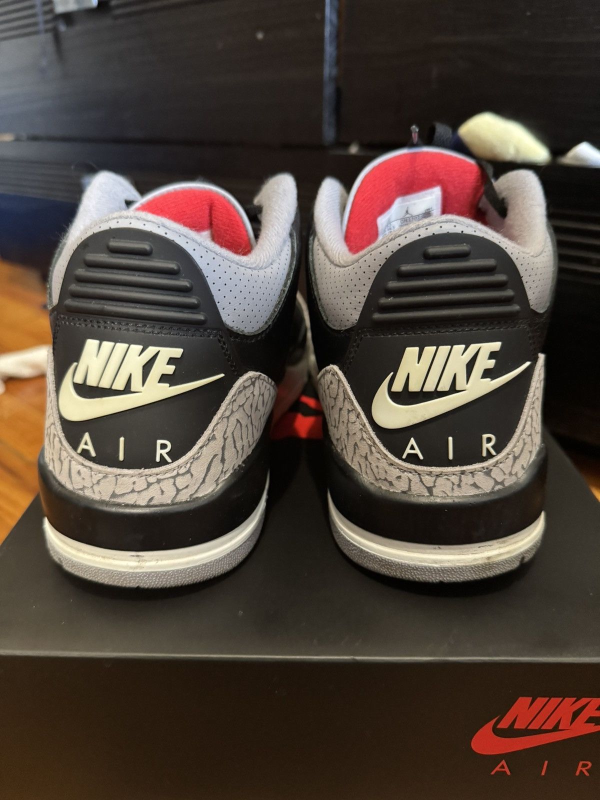 Jordan Brand Black Cement 3 Size 10.5 Size US 10.5 / EU 43-44 - 3 Thumbnail