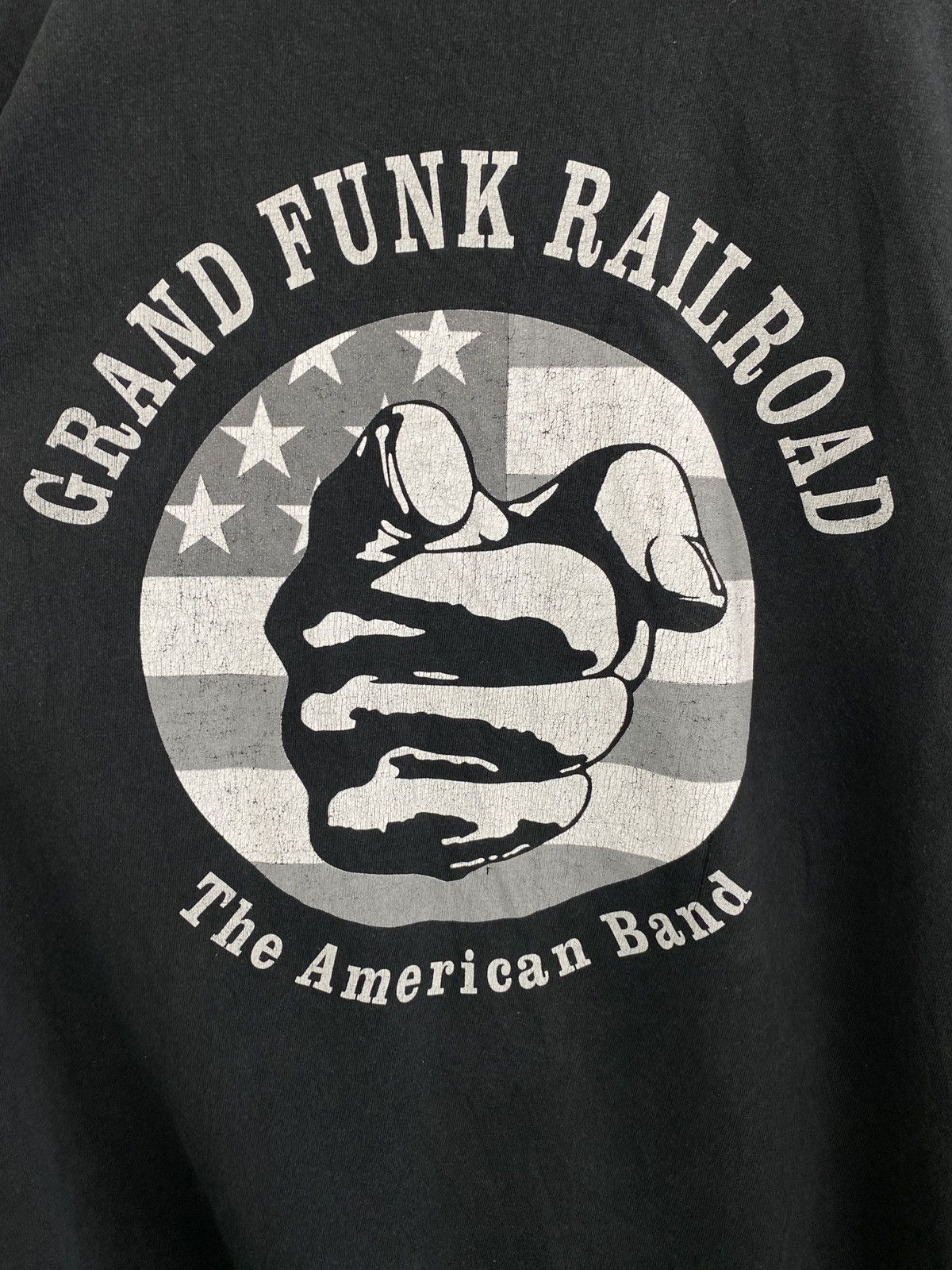 Band Tees 🇺🇸 Vintage 90s Grand Funk Railroad The American Hard Rock Tee Size US L / EU 52-54 / 3 - 10 Thumbnail
