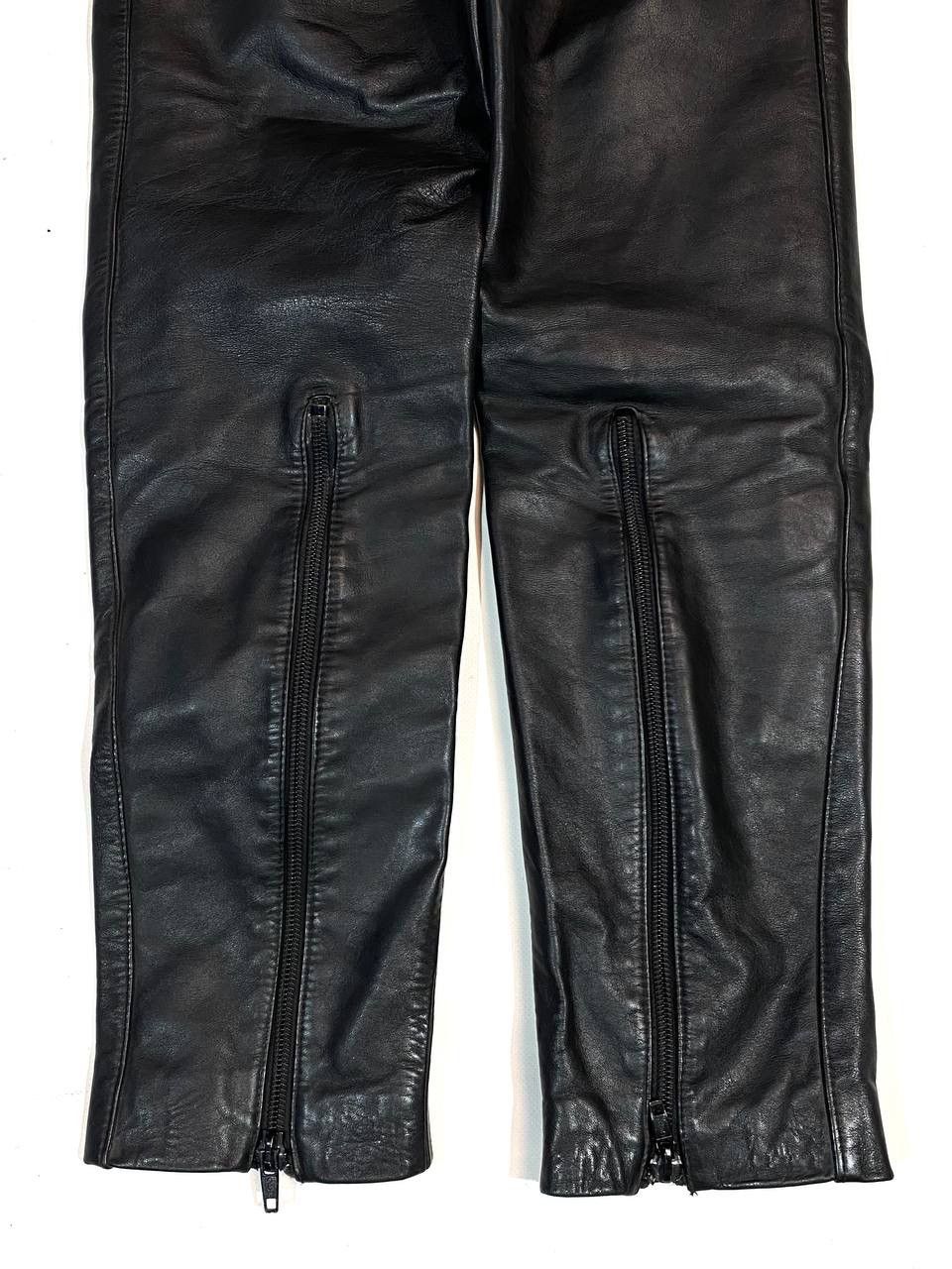 Leather × Vintage Harro Vintage Avangarde Racing Biker Leather Pants Size US 29 - 9 Thumbnail
