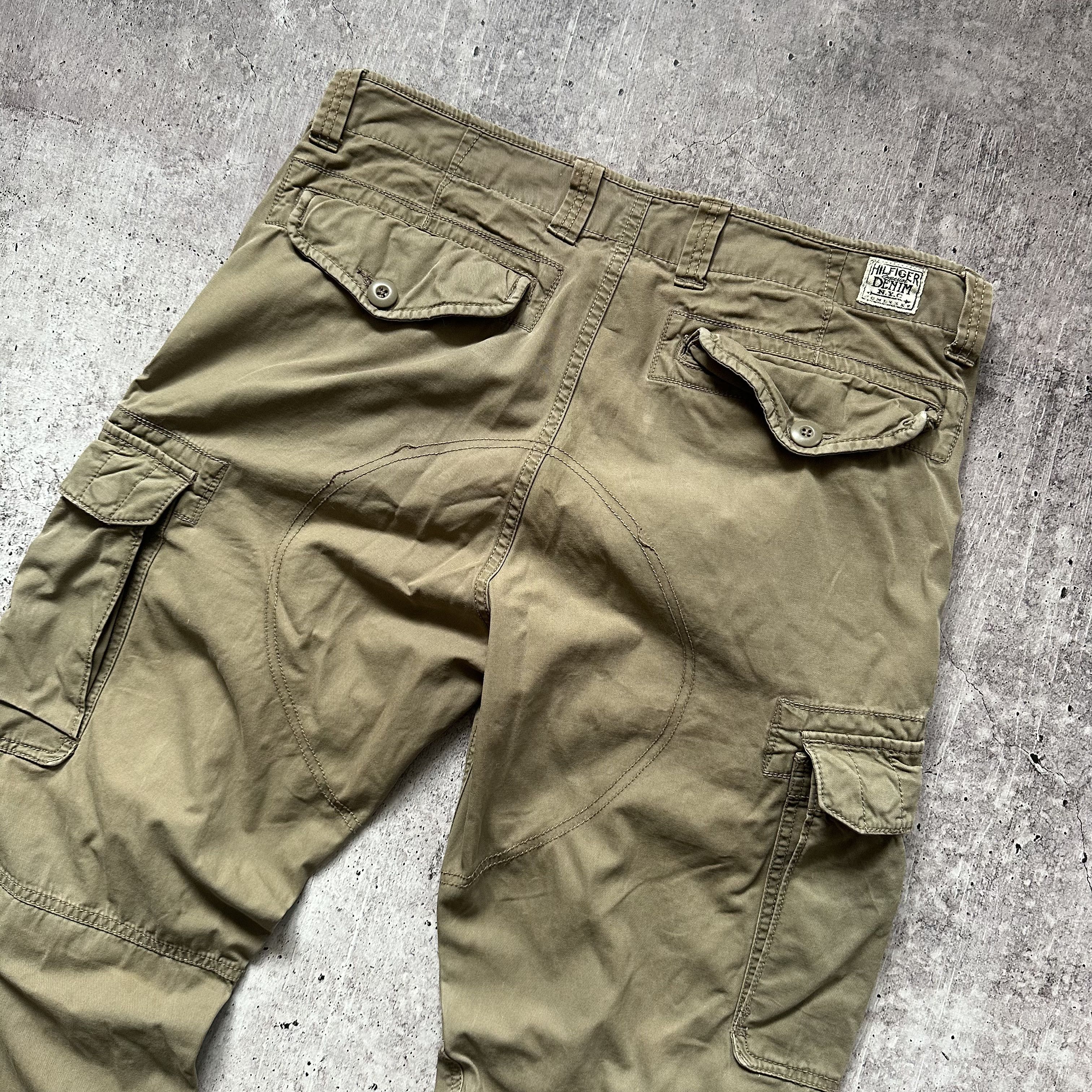 Tommy Hilfiger × Vintage Tommy Hilfiger Cargo Baggy Vintage Avant Garde Denim Pants Size US 32 / EU 48 - 8 Thumbnail
