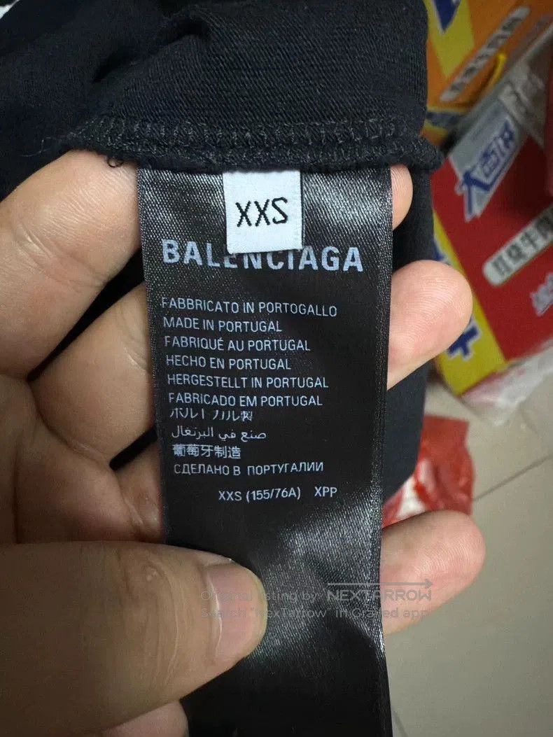 Balenciaga Balenciaga Black Graffiti Coke T. Size US XXS / EU 40 - 4 Thumbnail