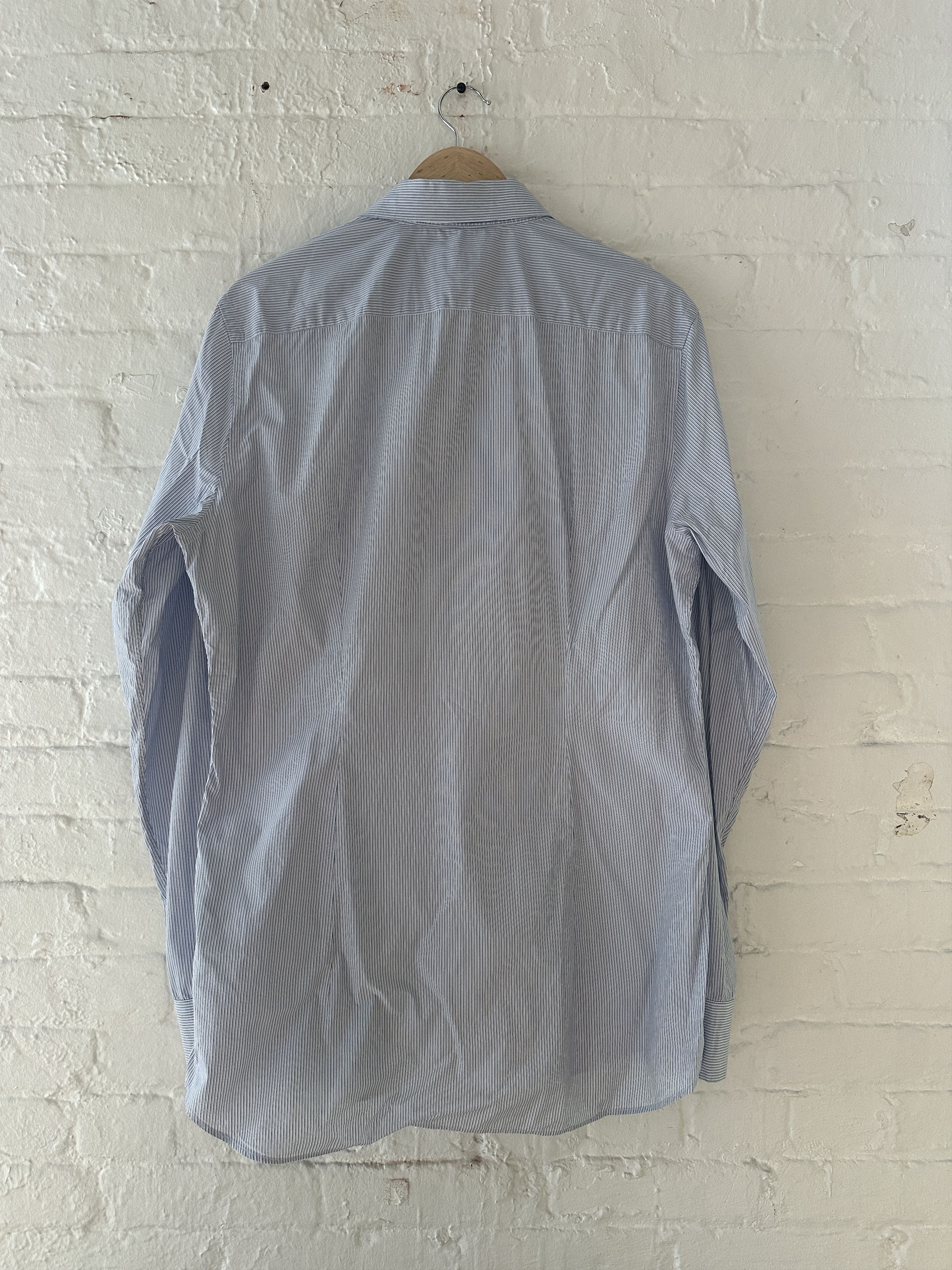 Prada Prada Striped Button Up Shirt Size US M / EU 48-50 / 2 - 3 Thumbnail