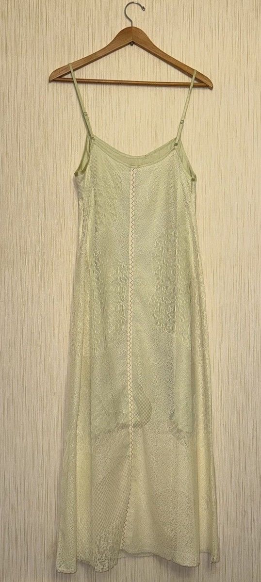 Brain Dead BRAIN DEAD Engineered Cloud Mesh Slip Dress Natural NEW Sz M Size M / US 6-8 / IT 42-44 - 14 Thumbnail