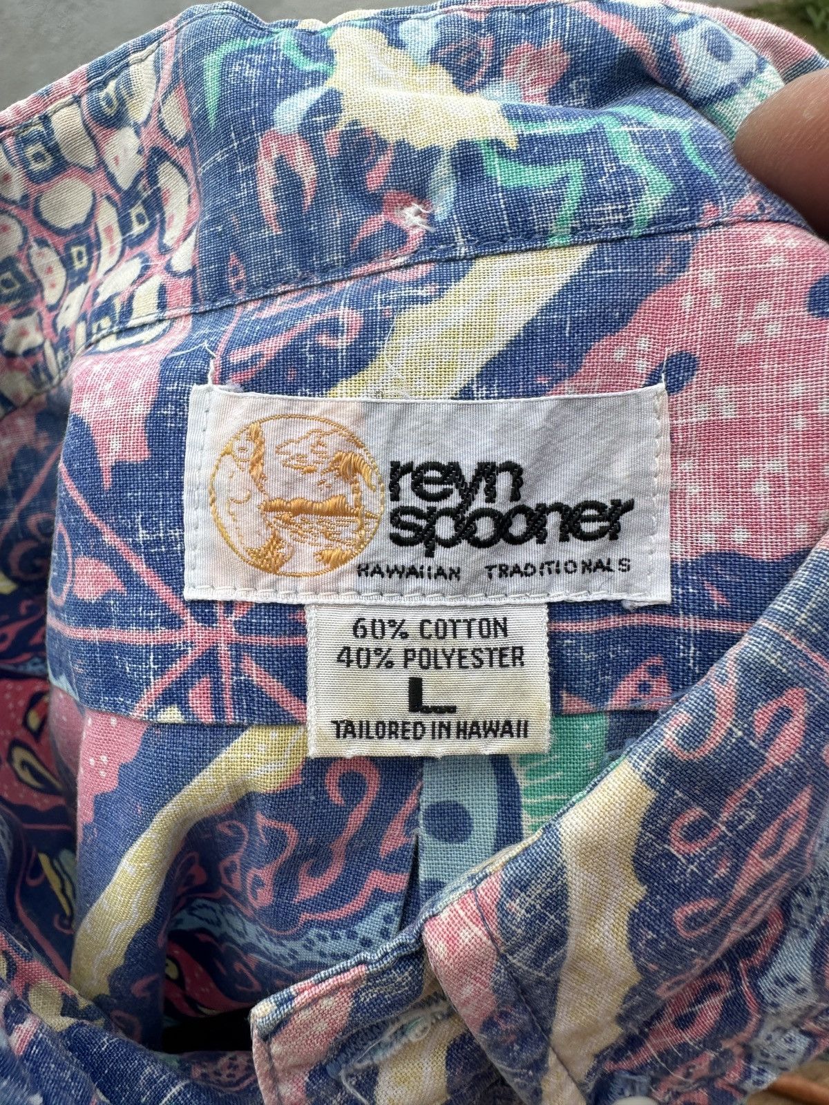 Reyn Spooner Reyn Spooner Hawaiian Print Multicolored Men's Large Size US L / EU 52-54 / 3 - 4 Thumbnail