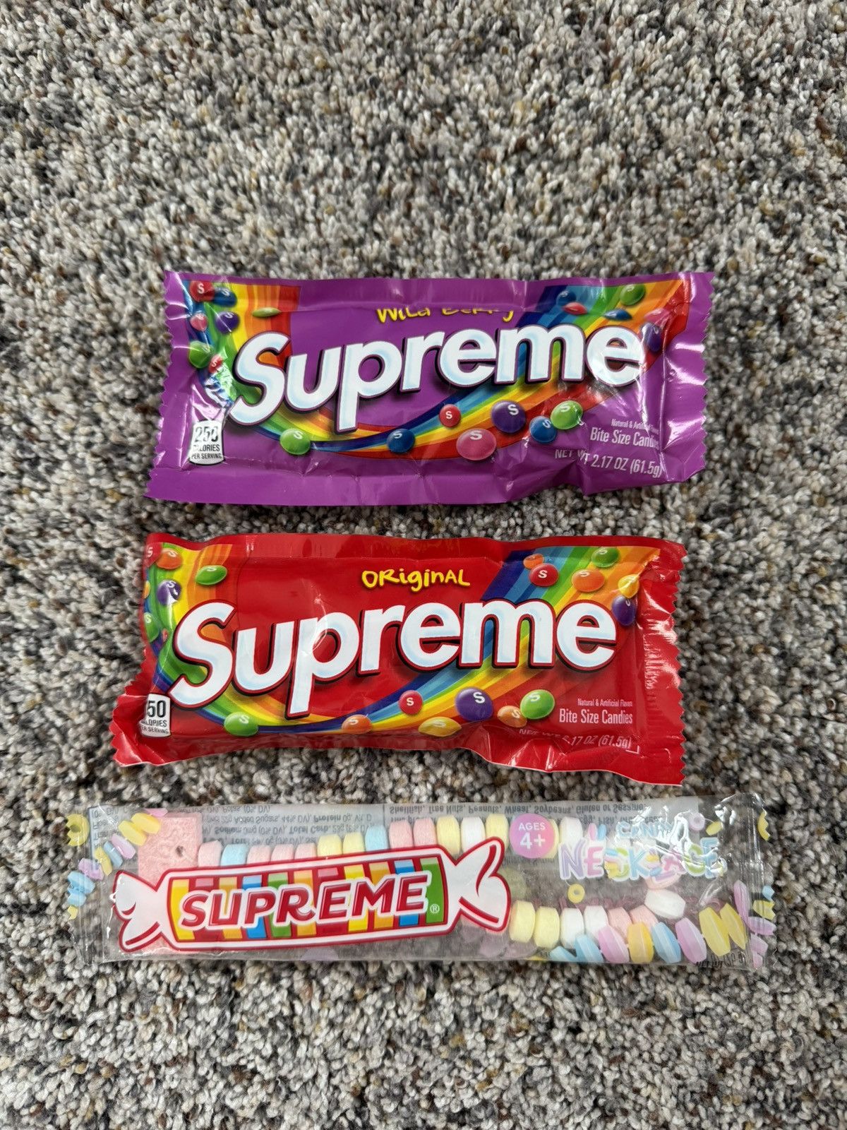 Supreme Supreme Skittles and Smarties Candy Necklace Bundle Size ONE SIZE - 1 Thumbnail