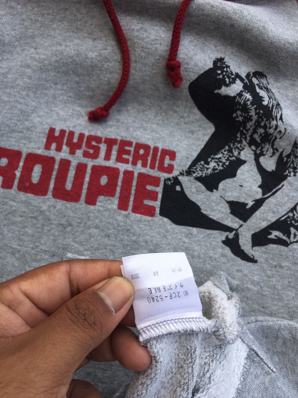 Hysteric Glamour Rare Vintage Hysteric Glamour Groupie Hoodie Size US S / EU 44-46 / 1 - 13 Thumbnail