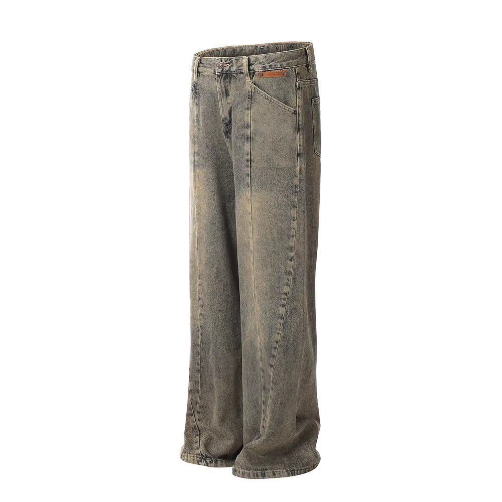 Japanese Brand × Jean Distressed washed punk patchwork cargo jeans Size US 32 / EU 48 - 2 Thumbnail