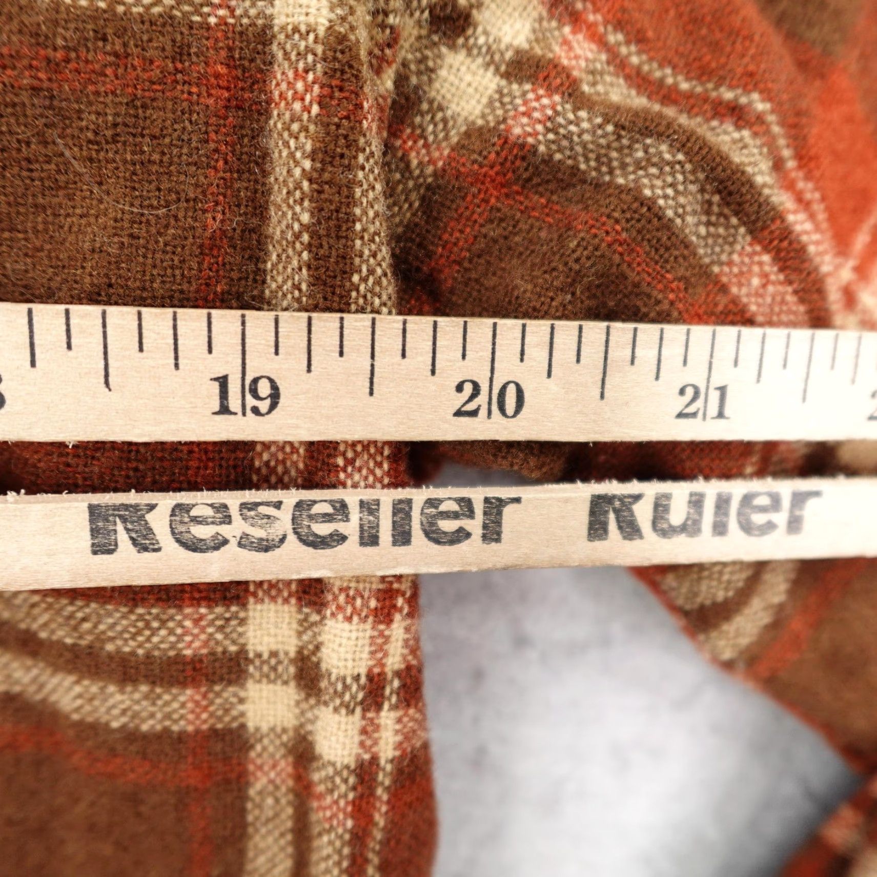 Vintage VINTAGE Aaron Mathew Shirt Mens Medium Brown Wool Blend Corduroy Western 80s Plaid Button-Up Cowboy Mens Size US M / EU 48-50 / 2 - 6 Thumbnail