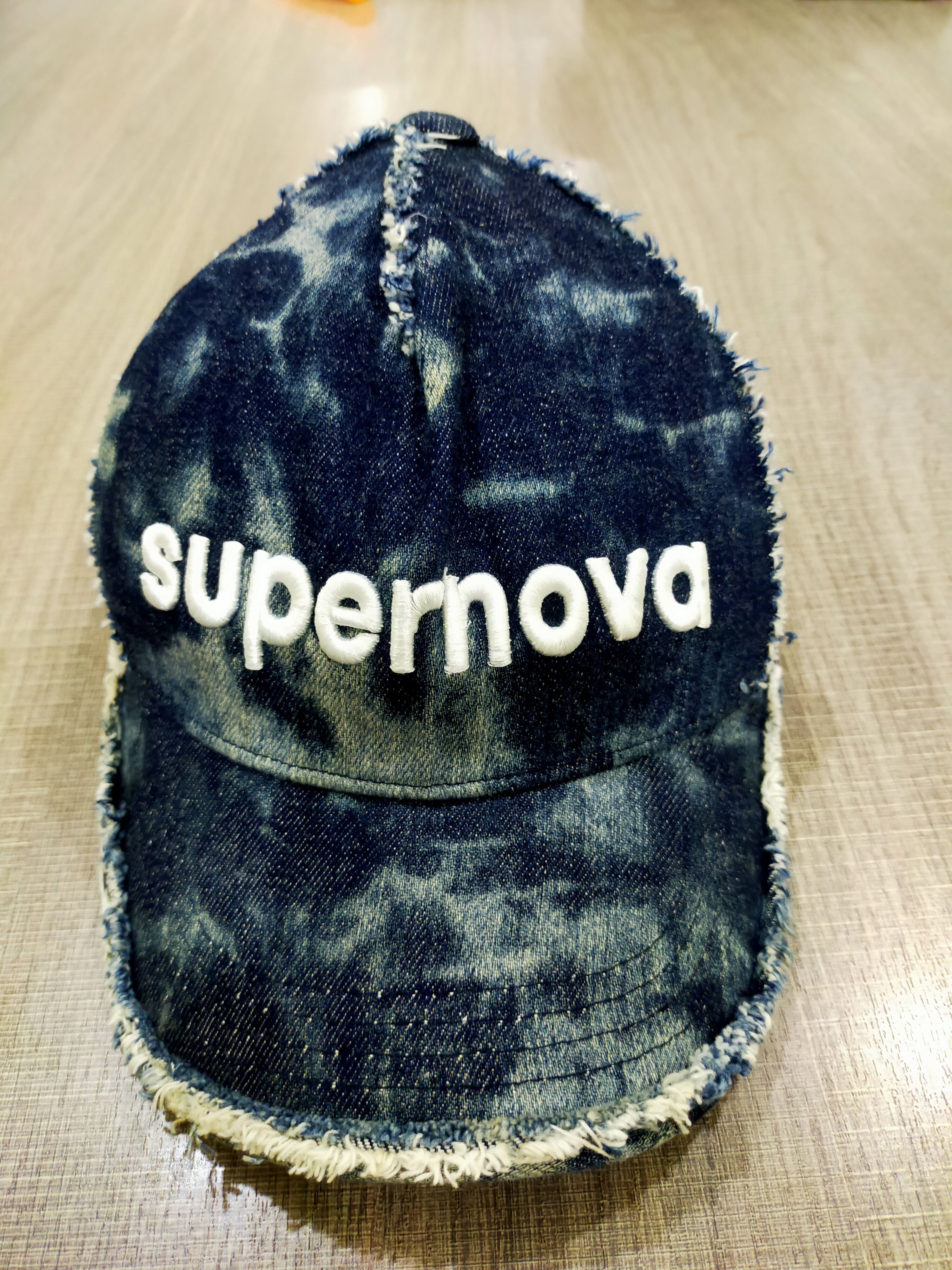 Japanese Brand 🚨SUPERNOVA BY PARIS JULIET DENIM WASHED TRUCKER HAT Size ONE SIZE - 1 Thumbnail