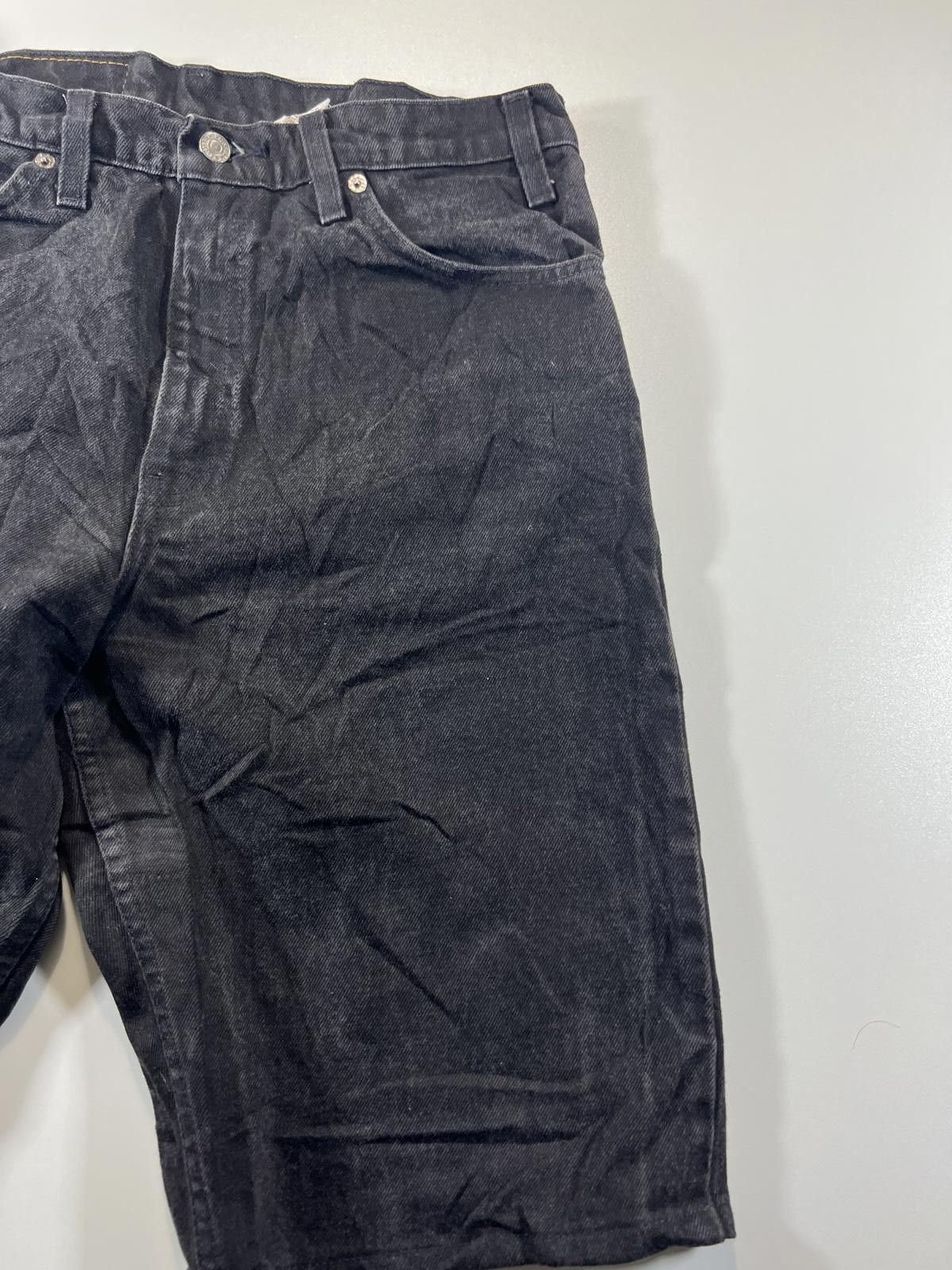 Other Vintage Levi’s 550 Black Denim Shorts 34 Size US 34 / EU 50 - 2 Thumbnail