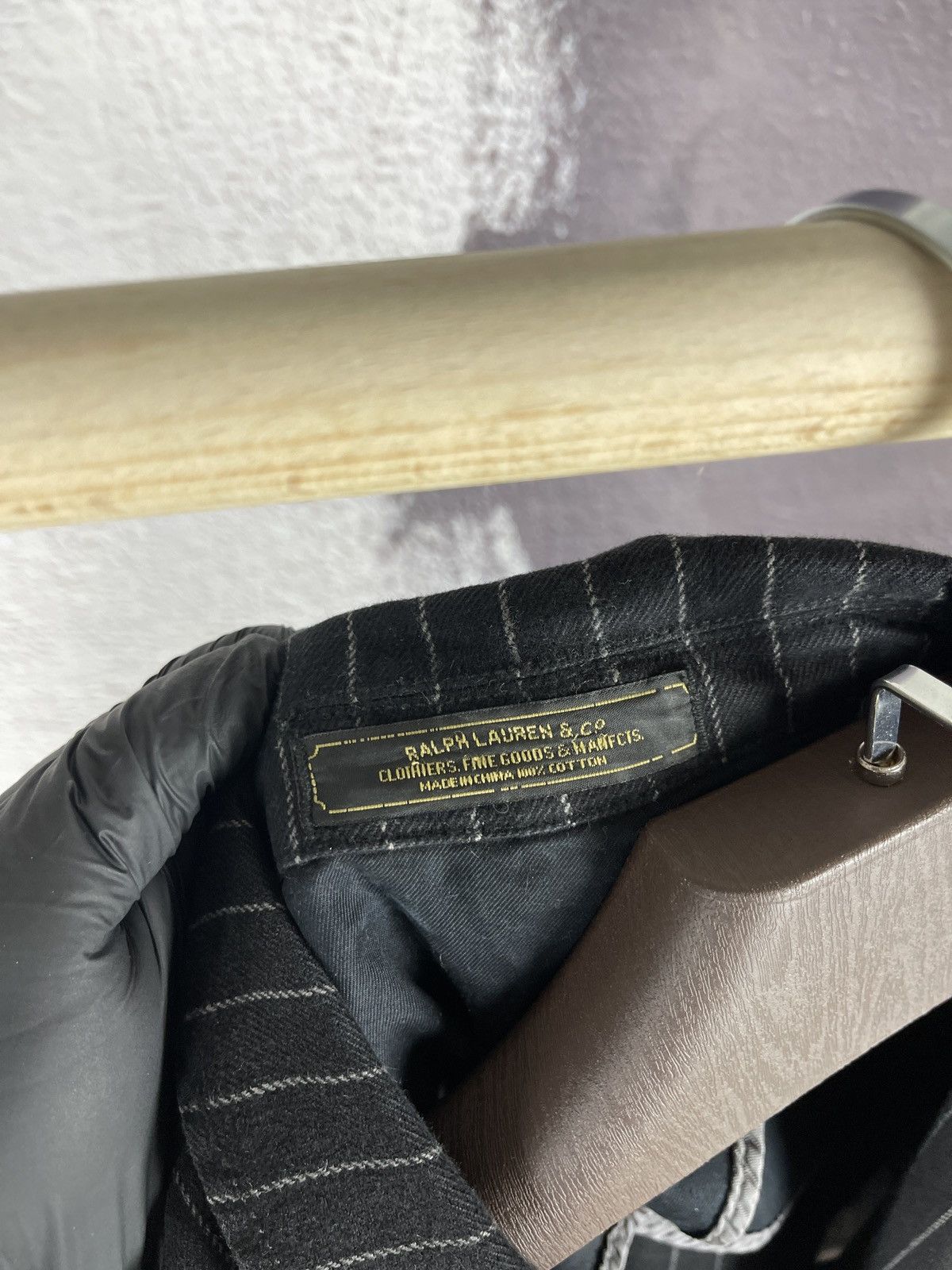 Polo Ralph Lauren Polo Ralph Lauren black striped cotton unlined blazer Size 46R - 10 Thumbnail