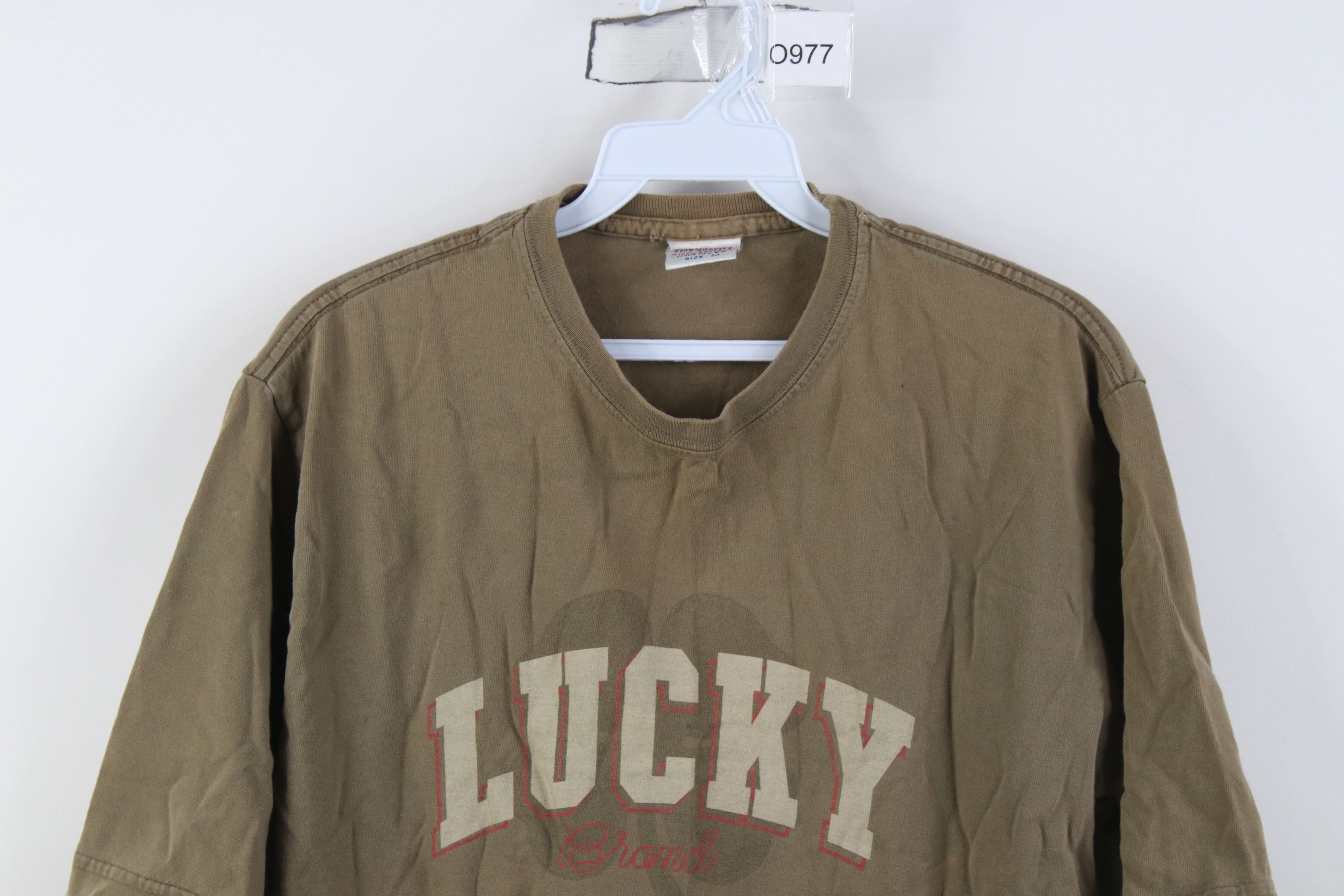 Lucky Brand Vintage 90s Lucky Brand Spell Out Short Sleeve T-Shirt USA Size US M / EU 48-50 / 2 - 2 Thumbnail