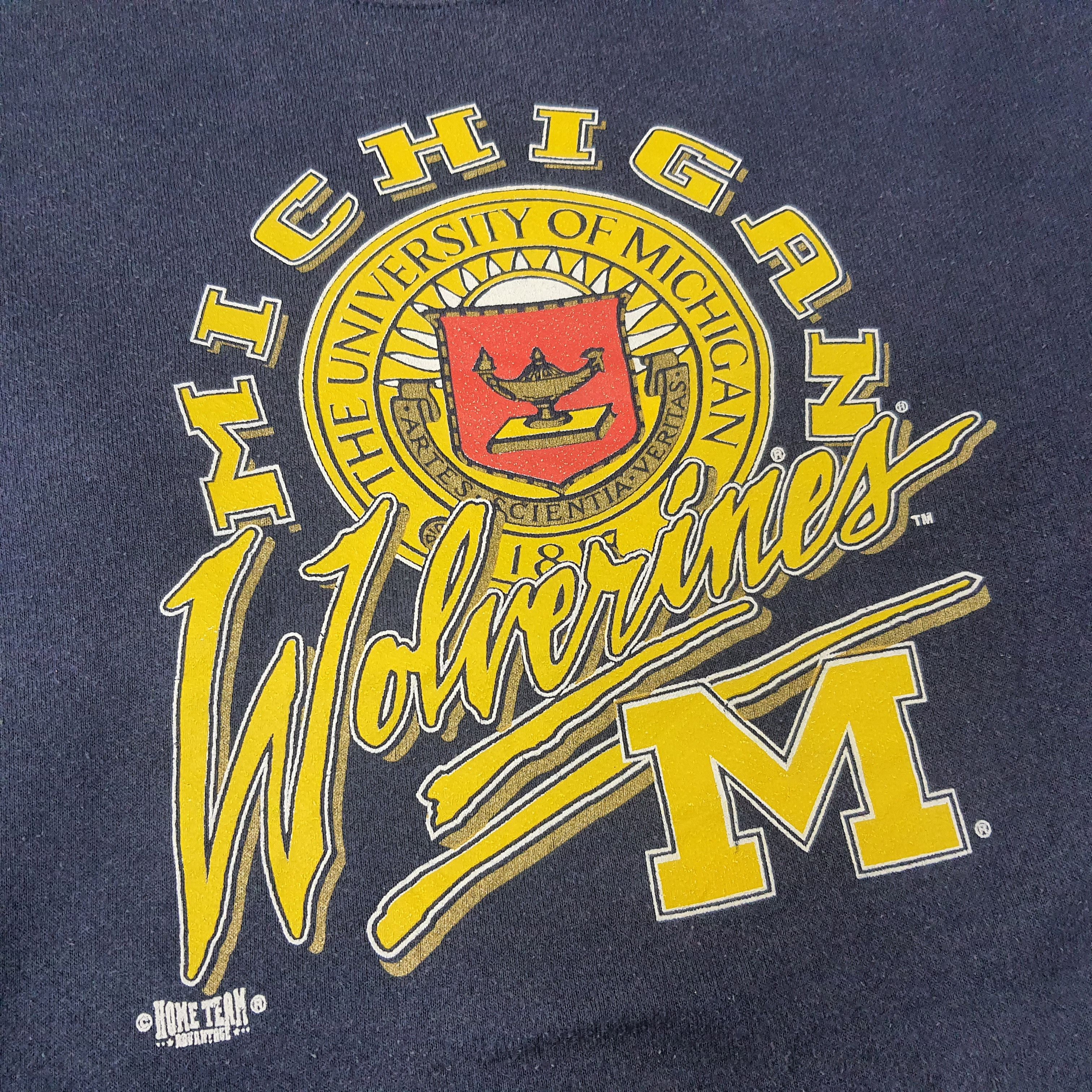 Nutmeg Vintage Michigan Wolverines Sweatshirt University C263N21 Size US S / EU 44-46 / 1 - 2 Thumbnail