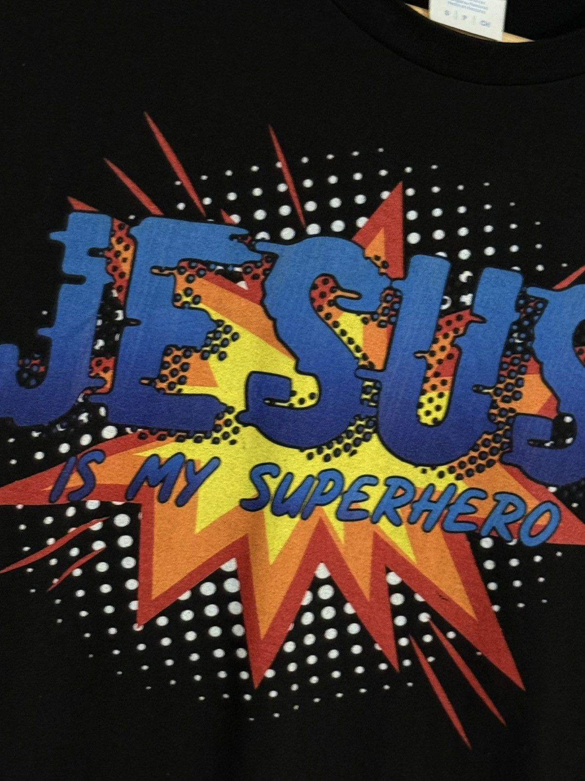 Vintage Vintage Jesus is My Super Power Art Christ Logo T Shirt Size US S / EU 44-46 / 1 - 3 Thumbnail