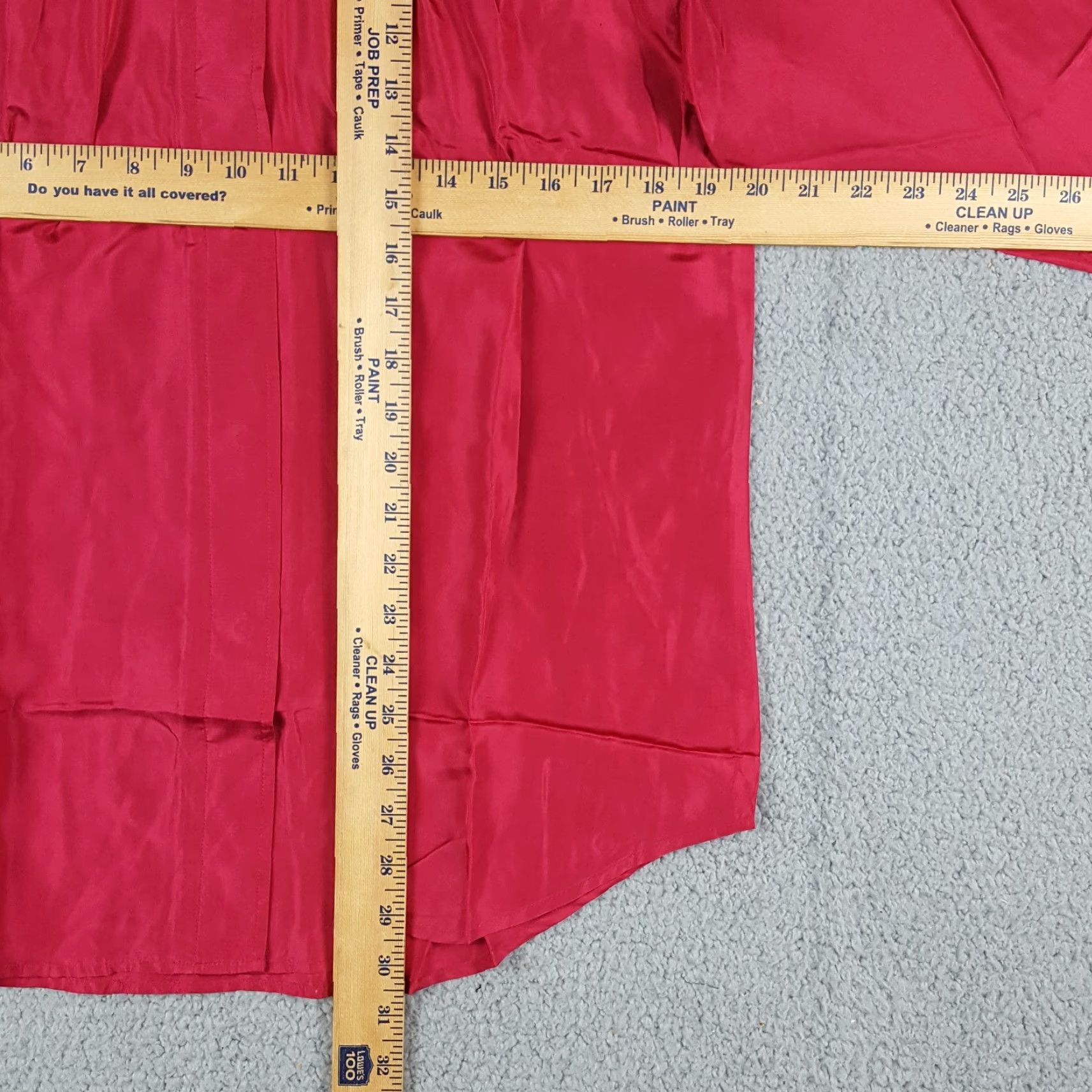 Vintage VINTAGE 80s Casual Isle Pure Silk Red Long Sleeve Collared Button-Up Golf Shirt Women's Size M Preppy Retro Sports Size M / US 6-8 / IT 42-44 - 7 Thumbnail