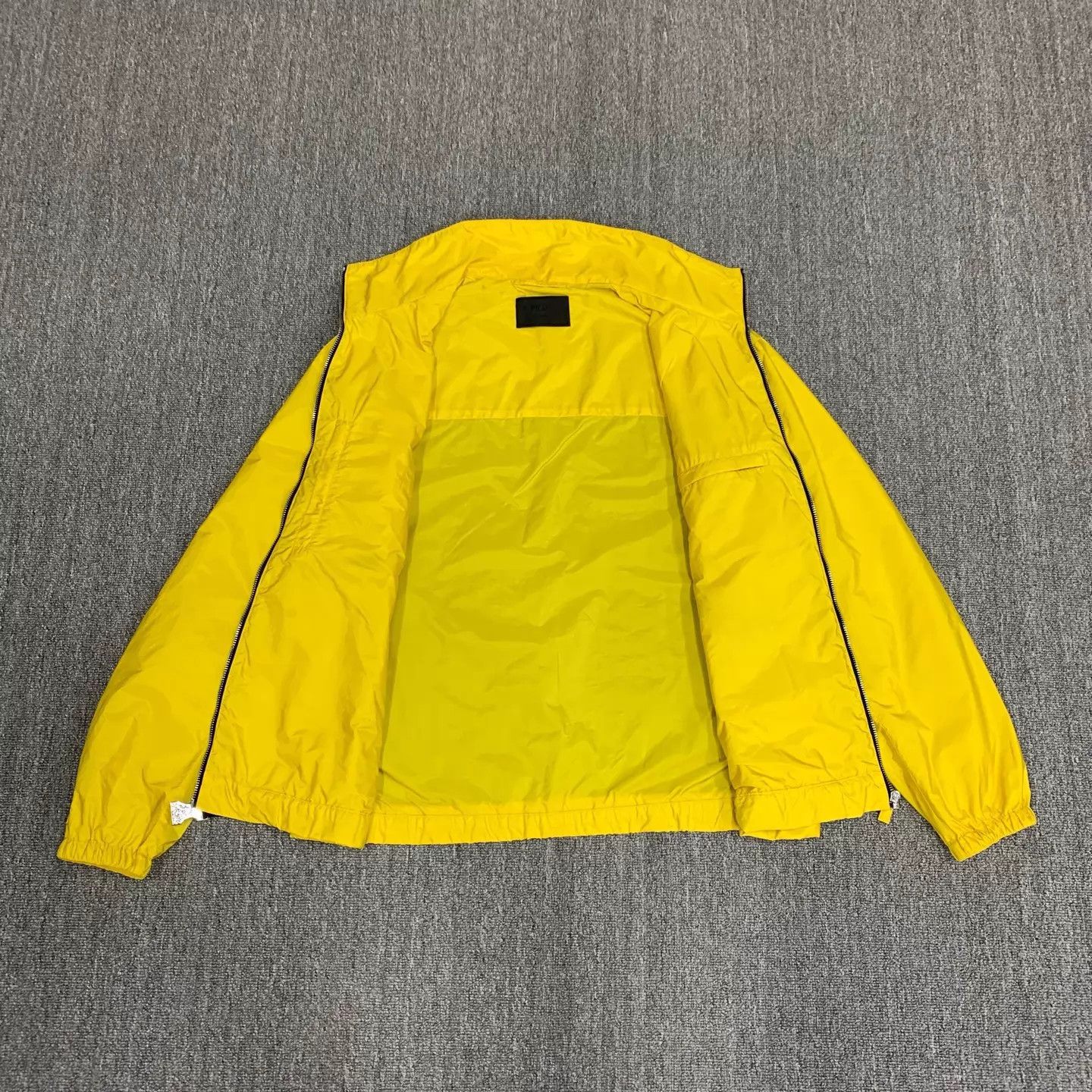 Prada Prada Yellow Triangle Logo Nylon Jacket XL 98 New Size US XL / EU 56 / 4 - 8 Thumbnail