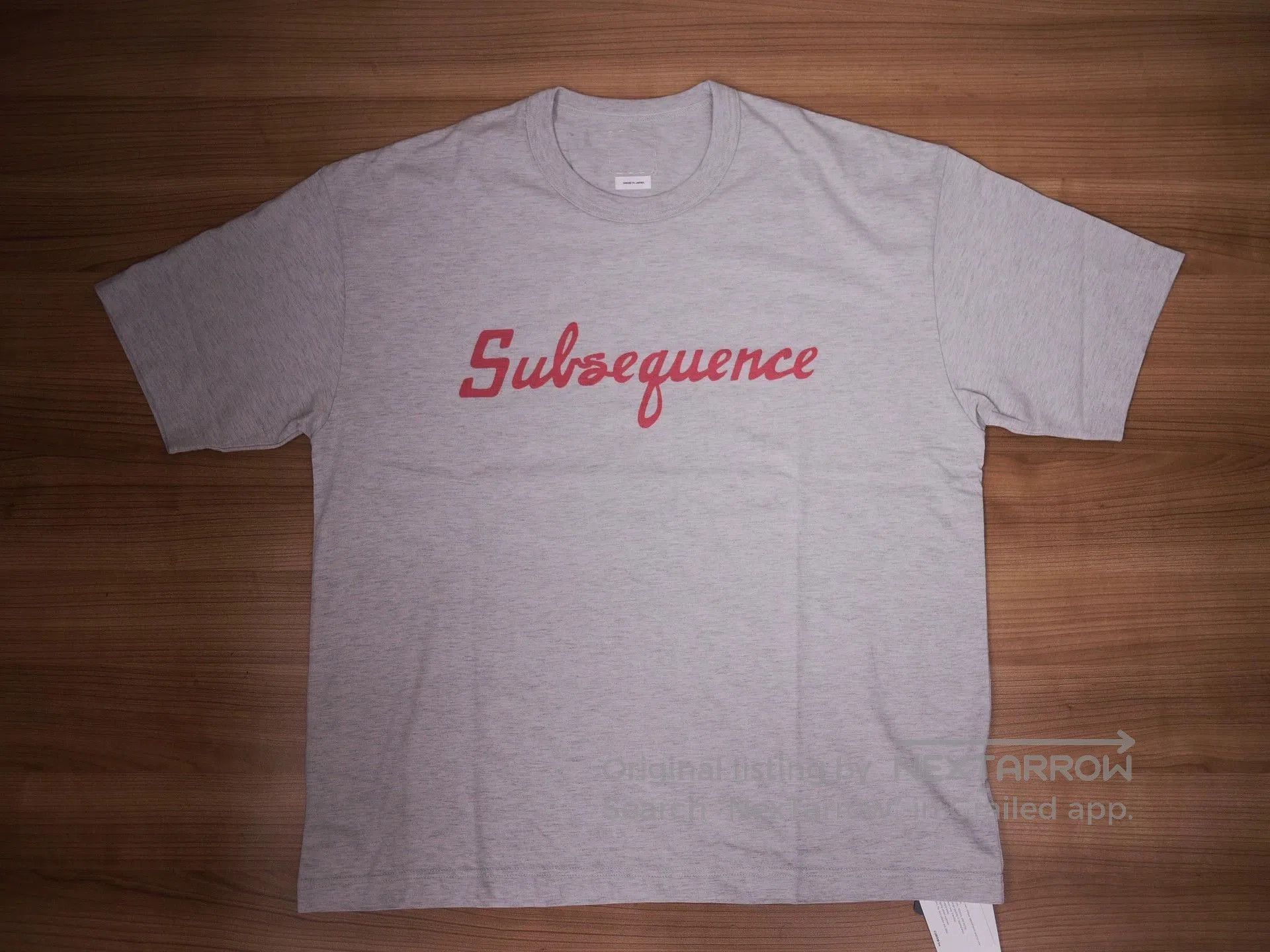 Visvim Gray 'Subsequence' Short Sleeve T-Shirt. Size US S / EU 44-46 / 1 - 1 Thumbnail