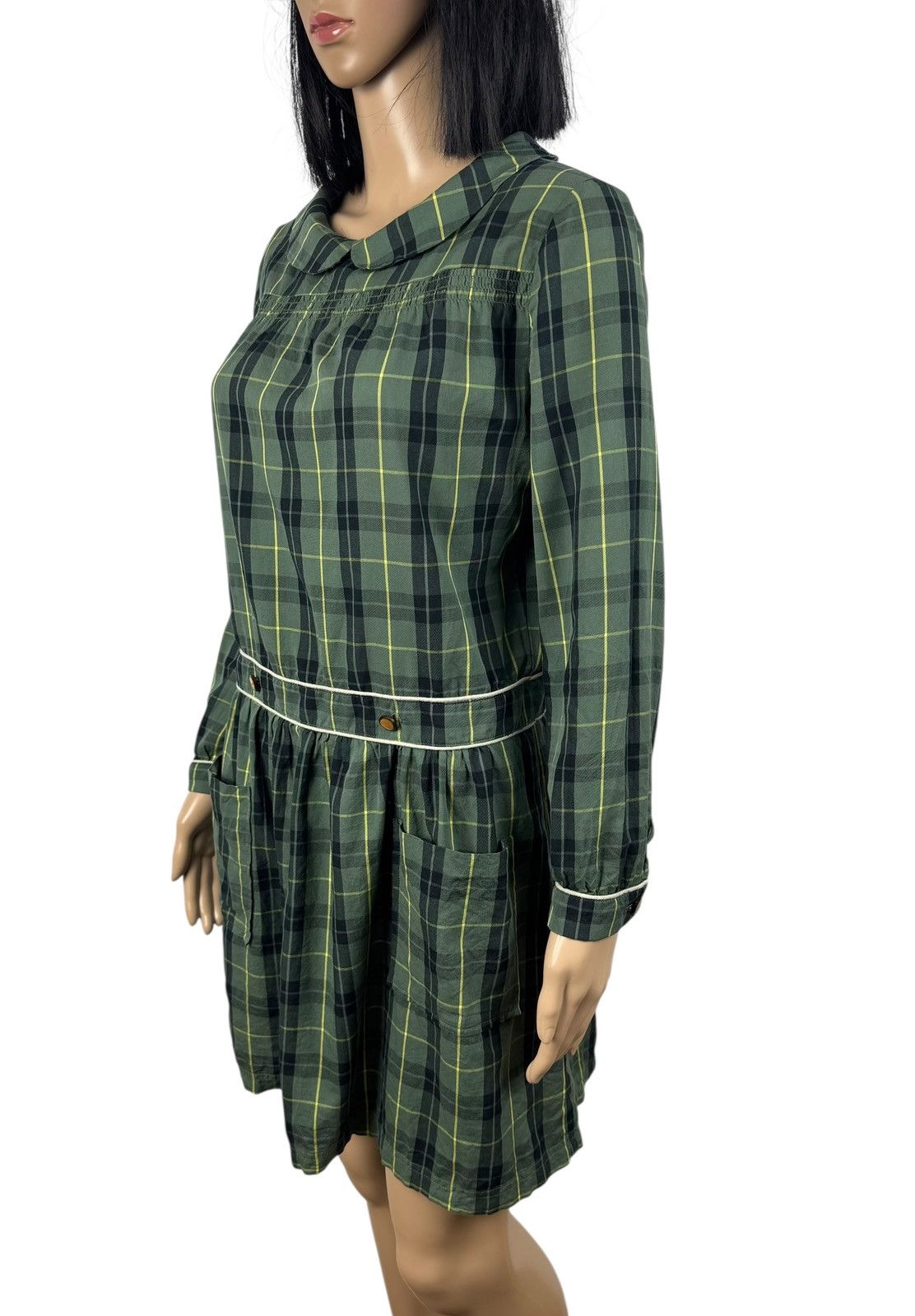 A.P.C. A.PC. Rue Madame Paris Plaid Shirt Dress size M Cotton Size M / US 6-8 / IT 42-44 - 5 Thumbnail